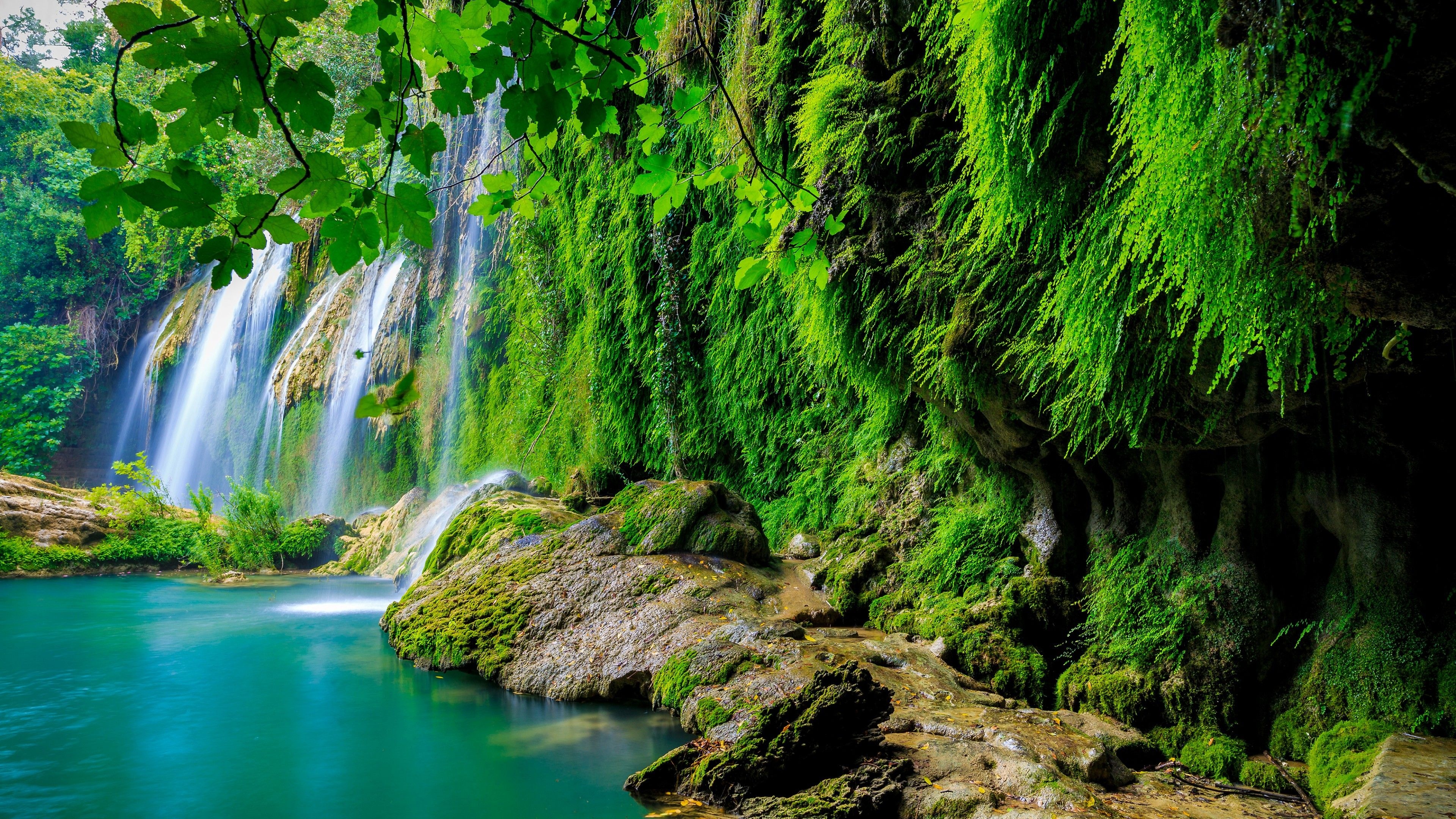 Waterfalls, Amazon Rain Forest Wallpaper, 3840x2160 4K Desktop