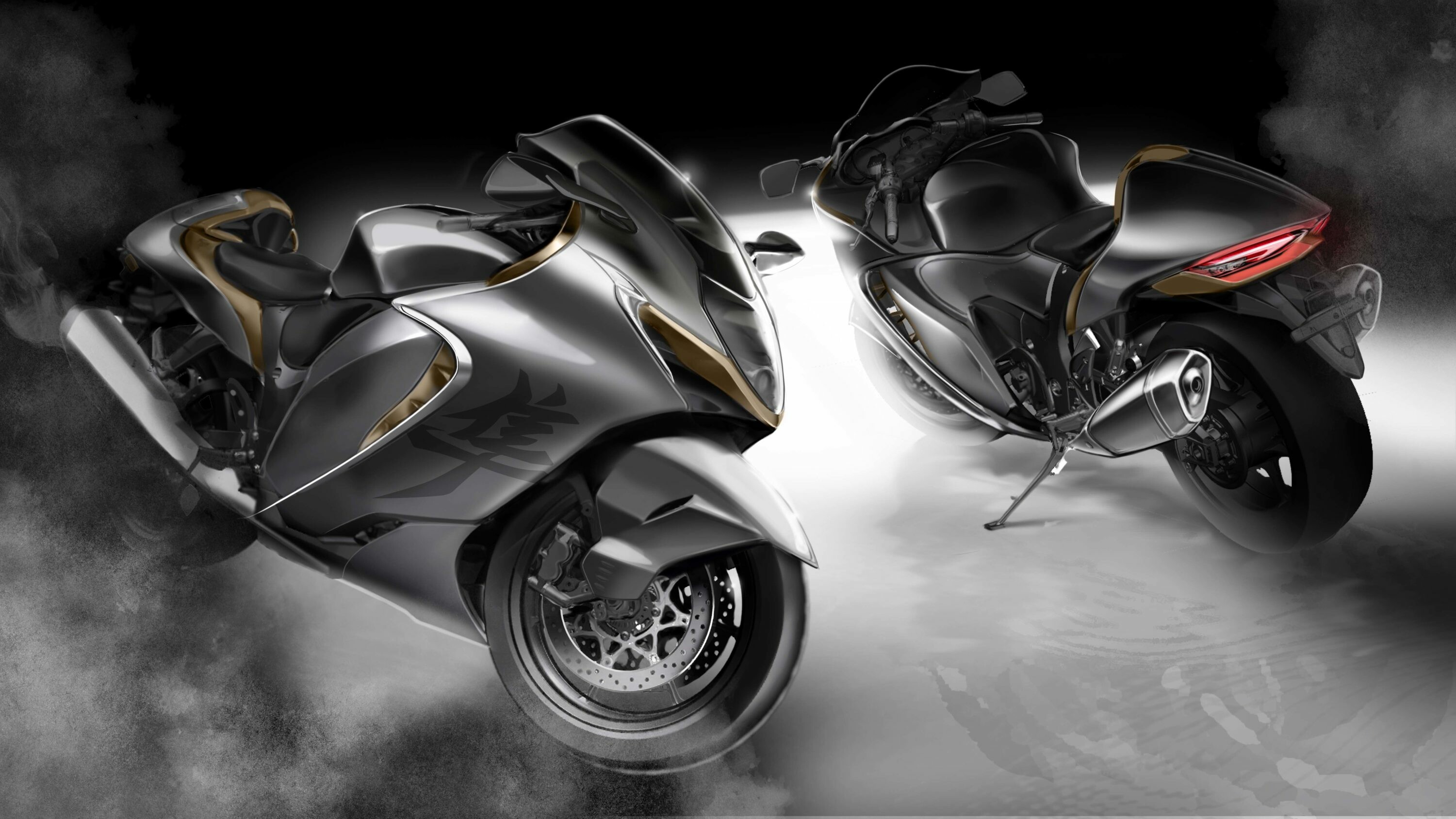 Suzuki Hayabusa, Evolution in motion, Cutting-edge features, Unrivalled power, 3010x1690 HD Desktop