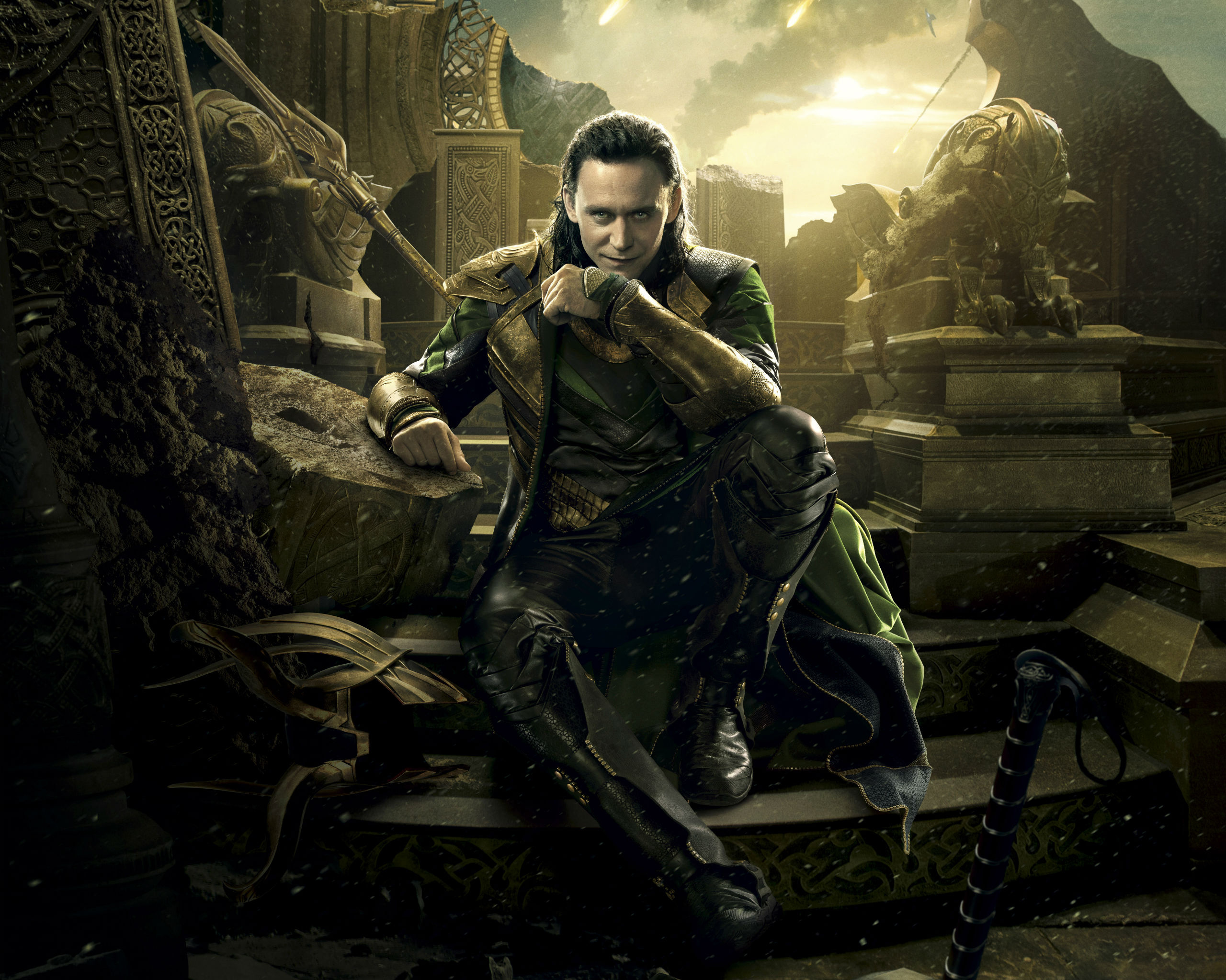 Thor: The Dark World, Tom Hiddleston, Celebrities, Fantasy warrior, 2560x2050 HD Desktop