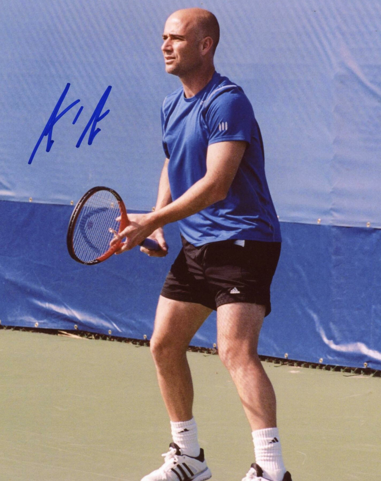 Andre Agassi, Autographed memorabilia, Collector's item, Tennis legend, 1590x2000 HD Phone