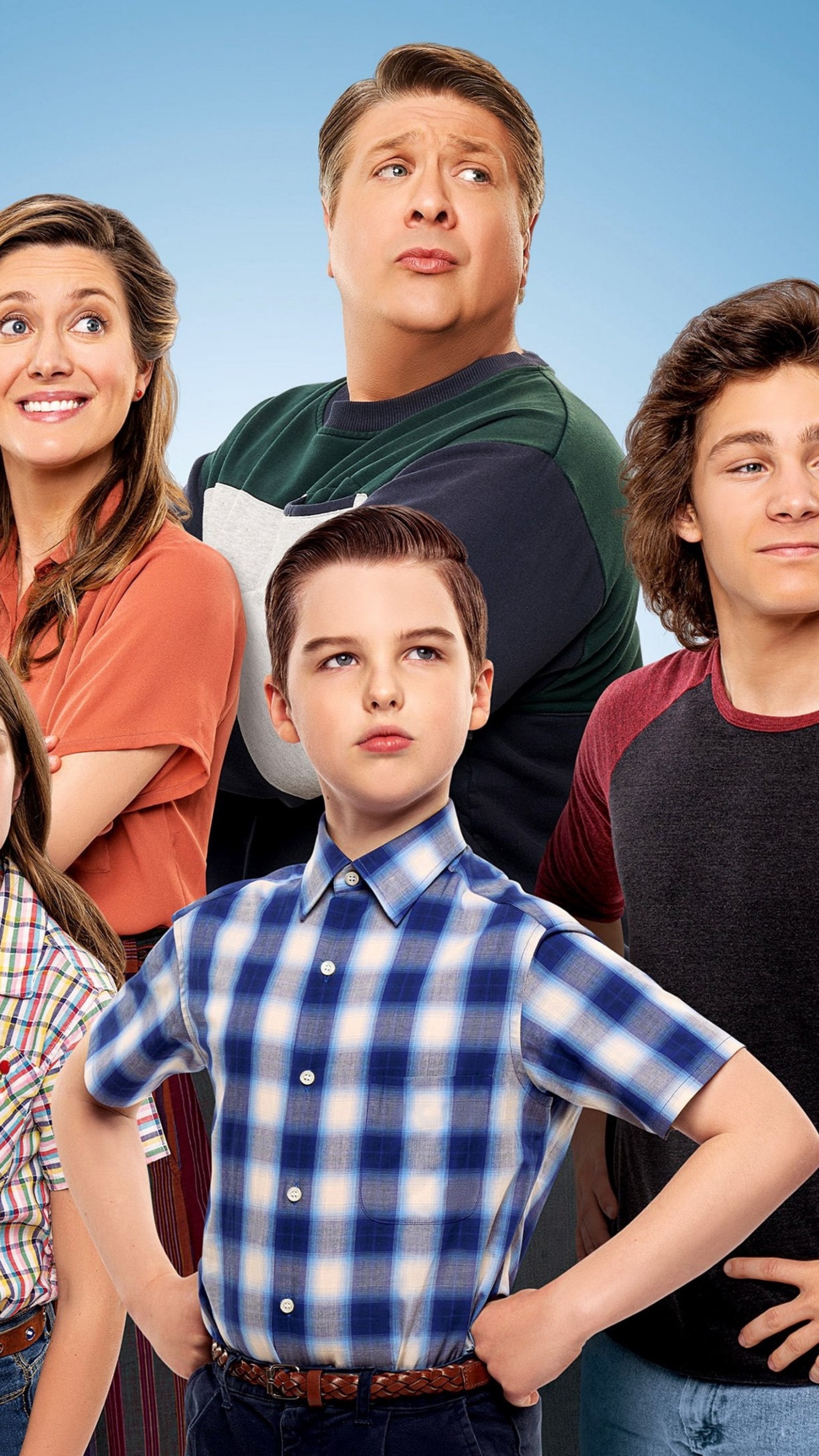 Young Sheldon, TV Series, Sony Xperia, HD 4K wallpapers, 2160x3840 4K Phone