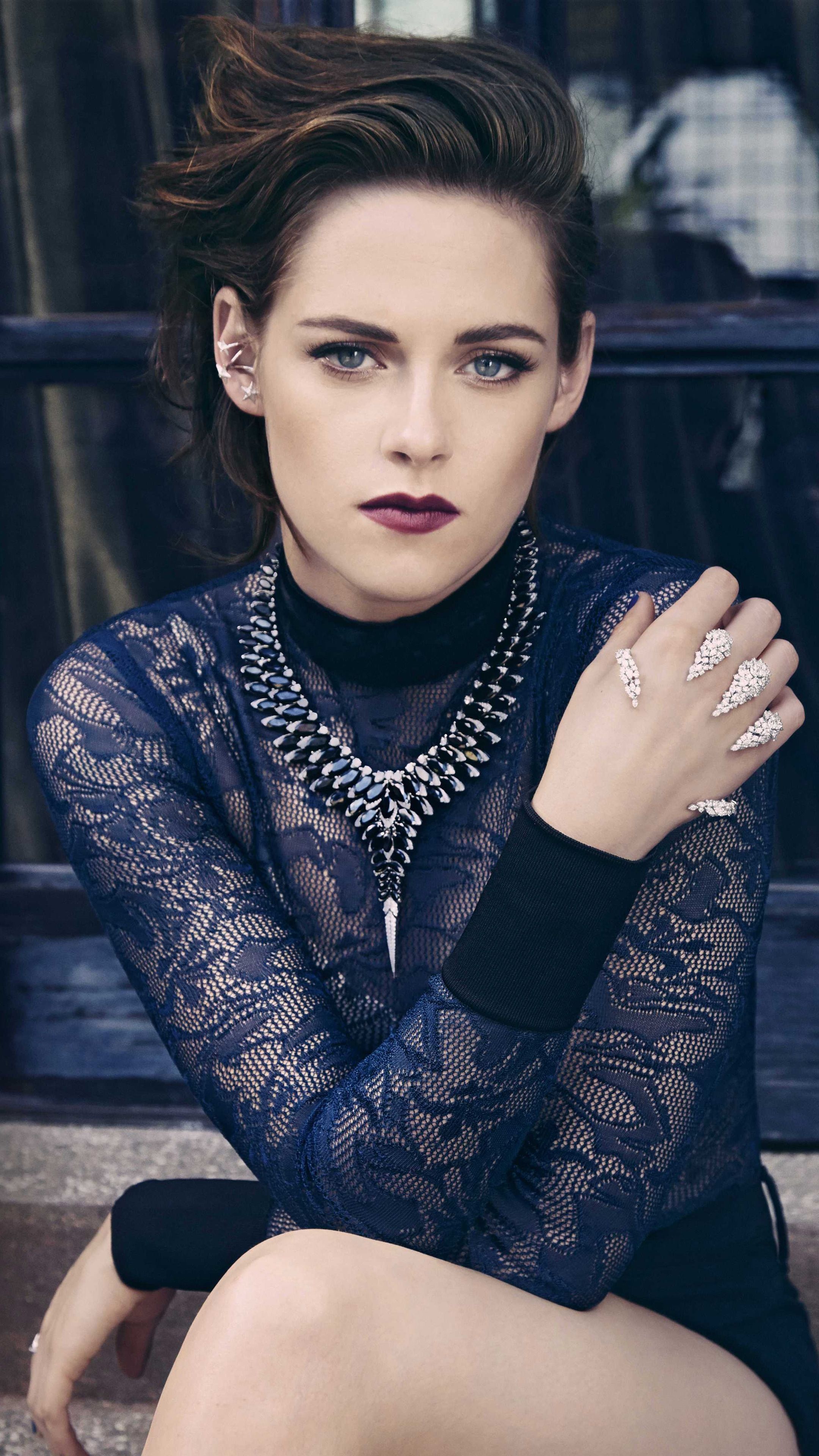 Marie Claire 2018, Kristen Stewart Wallpaper, 2160x3840 4K Phone