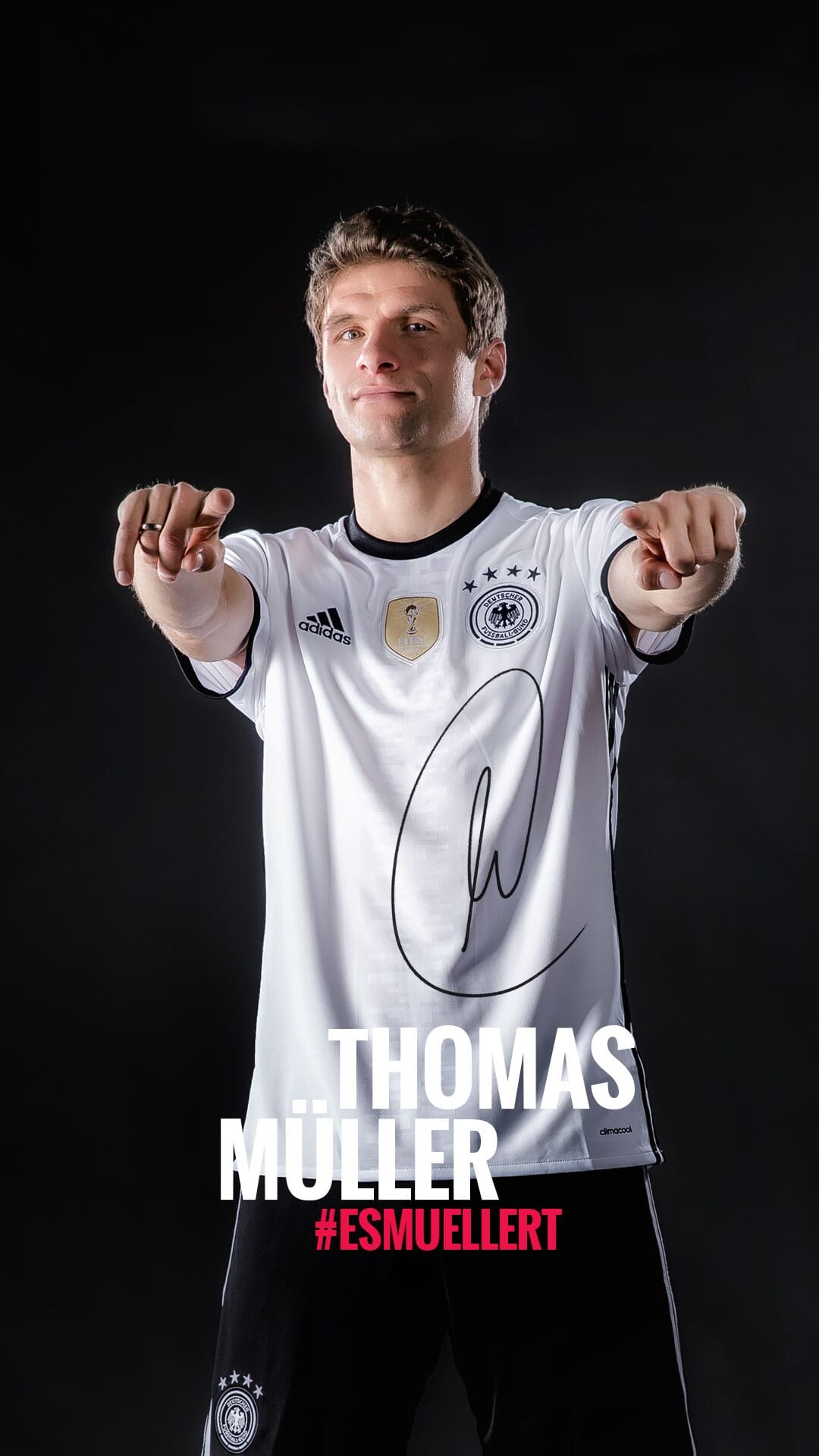 Thomas Muller, Germany National Football Team Wallpaper, 1080x1920 Full HD Phone