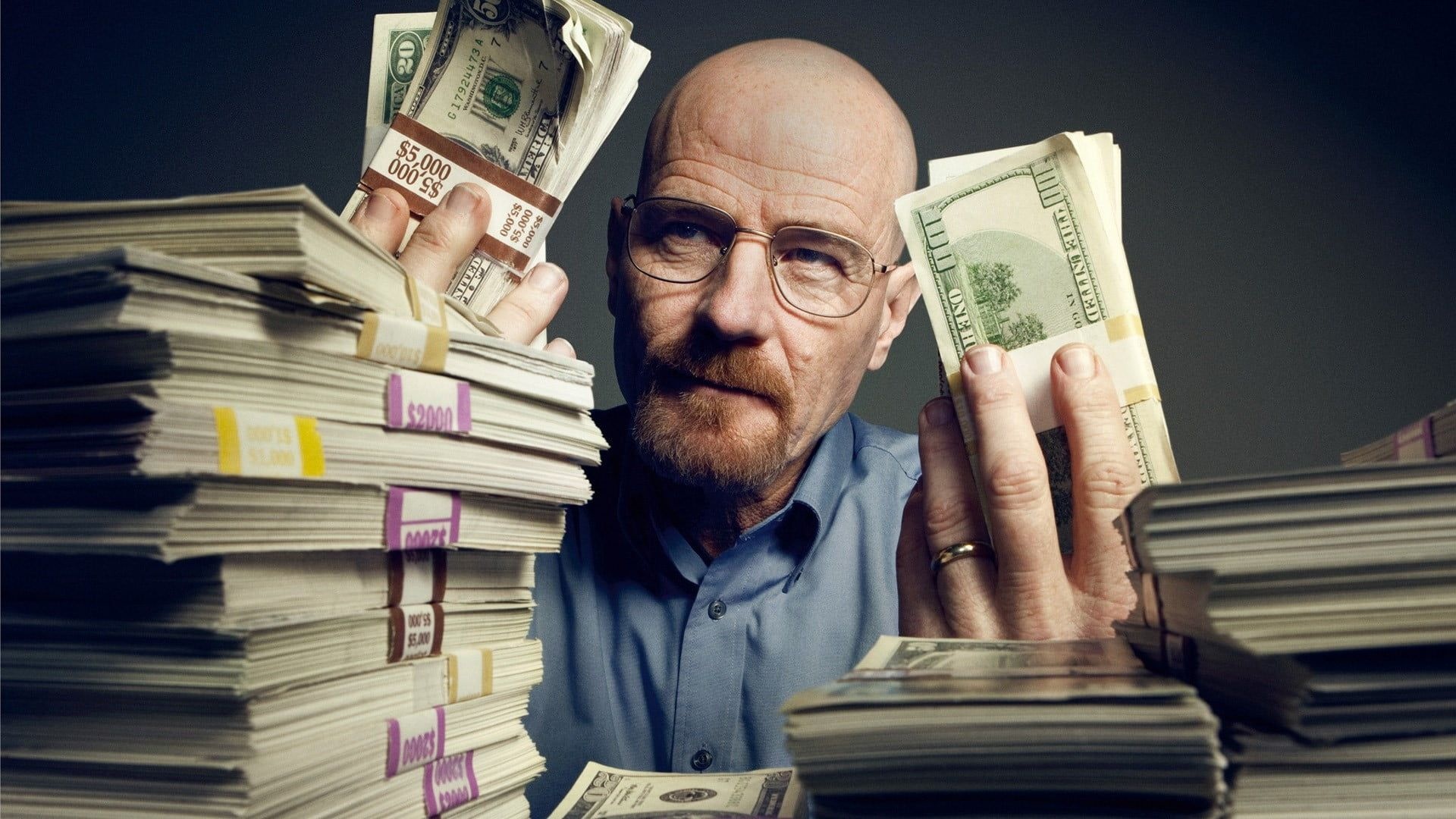 Breaking Bad, Walter White's journey, Bryan Cranston's performance, Intriguing storyline, 1920x1080 Full HD Desktop