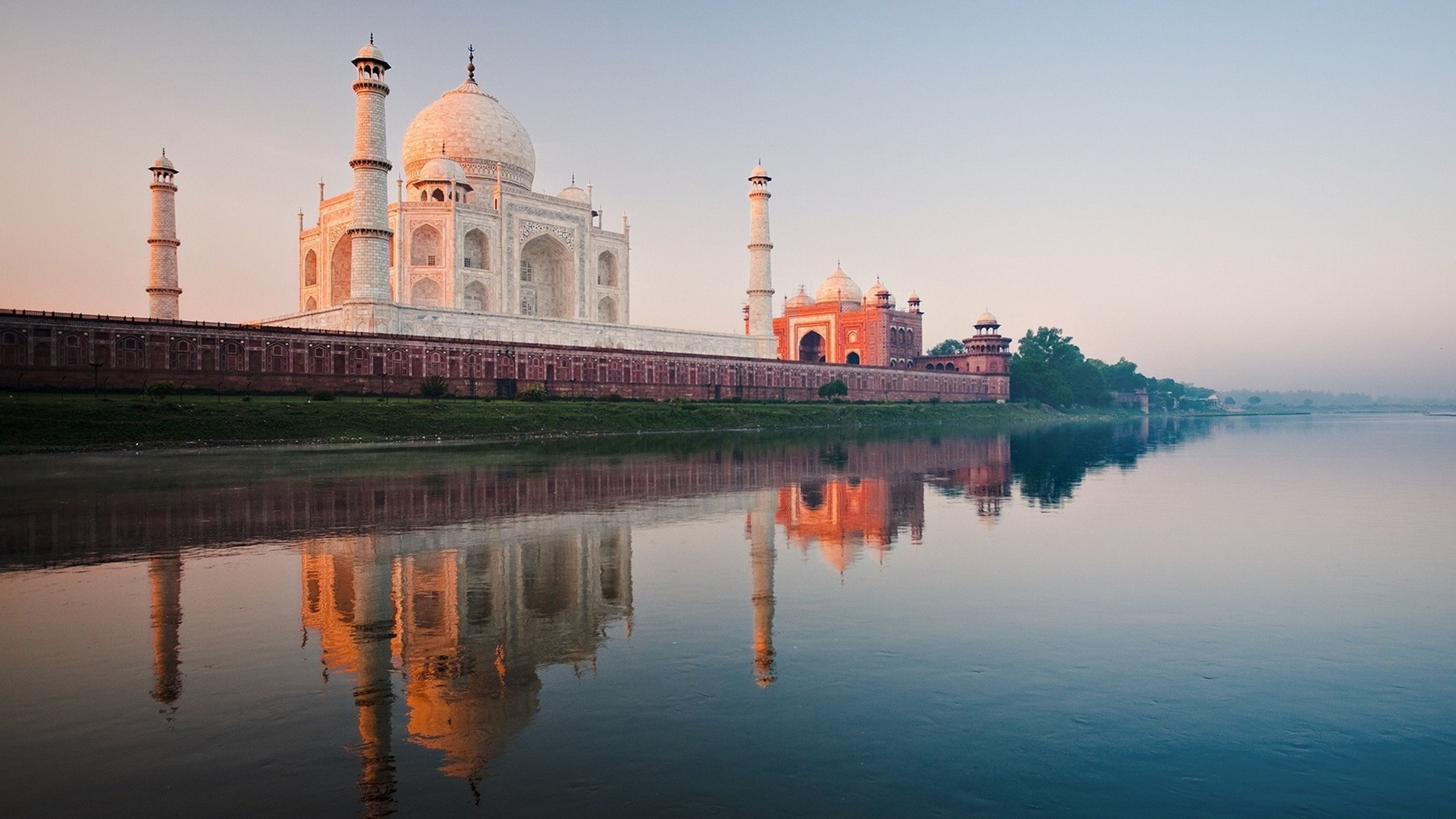 Yamuna River, The Taj Mahal Wallpaper, 3840x2160 4K Desktop