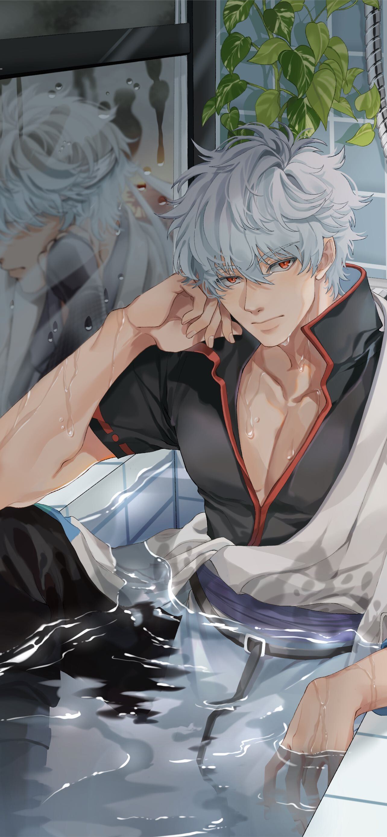 Sakata Gintoki, Gintama Zerochan, Anime image board, iPhone wallpapers, 1290x2780 HD Phone