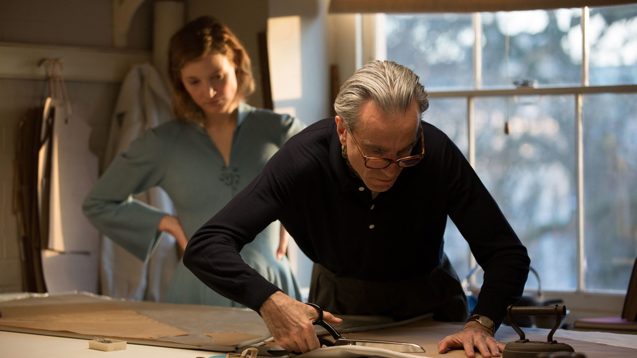 Phantom Thread movie, Unconventional romance, Captivating alternate ending, Cherry on top, 2560x1440 HD Desktop