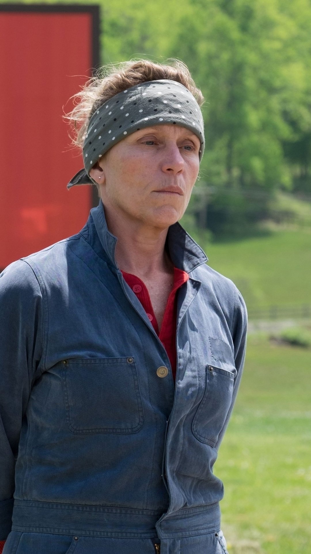 Frances McDormand, Movies, Three Billboards, Missouri, 1080x1920 Full HD Phone