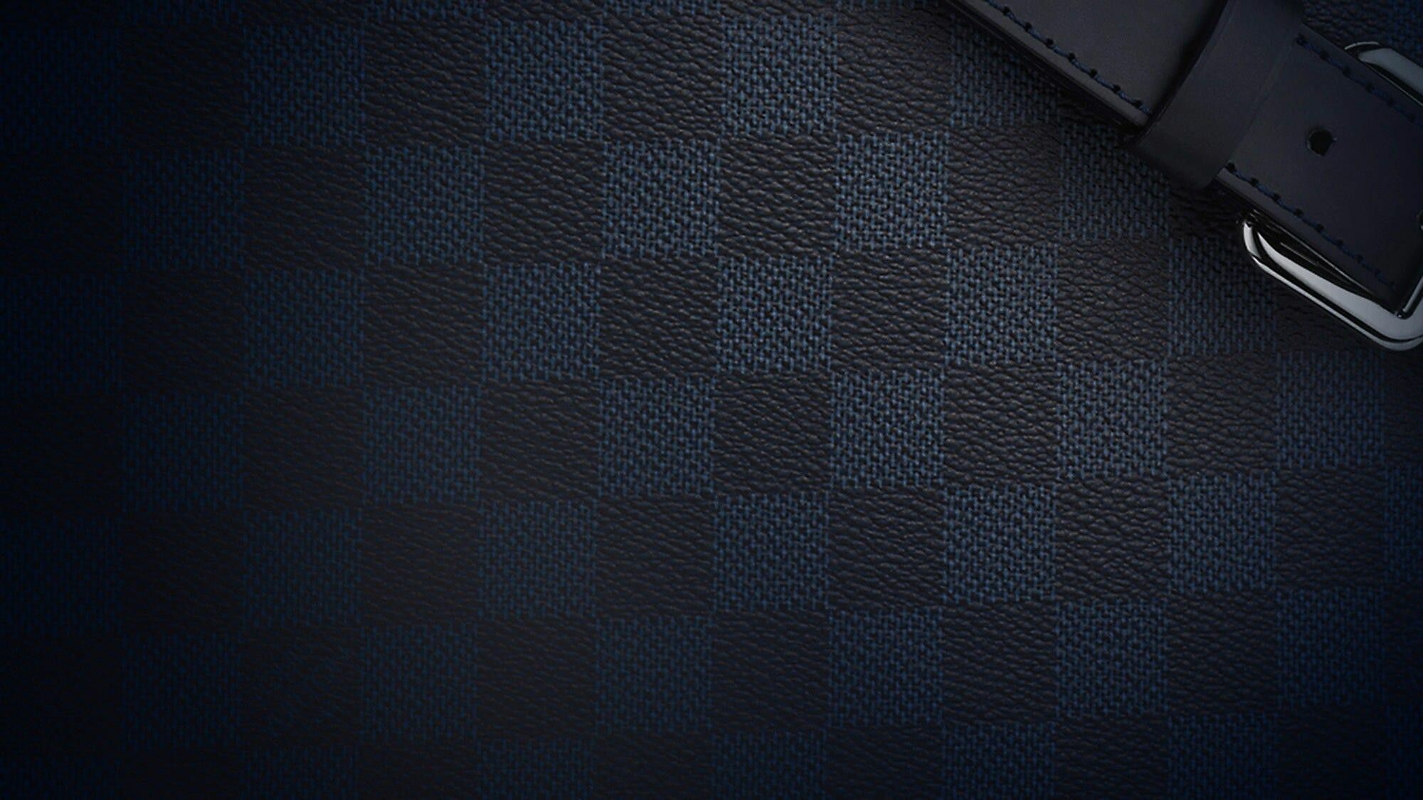 Damier Cobalt, Louis Vuitton Wallpaper, 2000x1130 HD Desktop