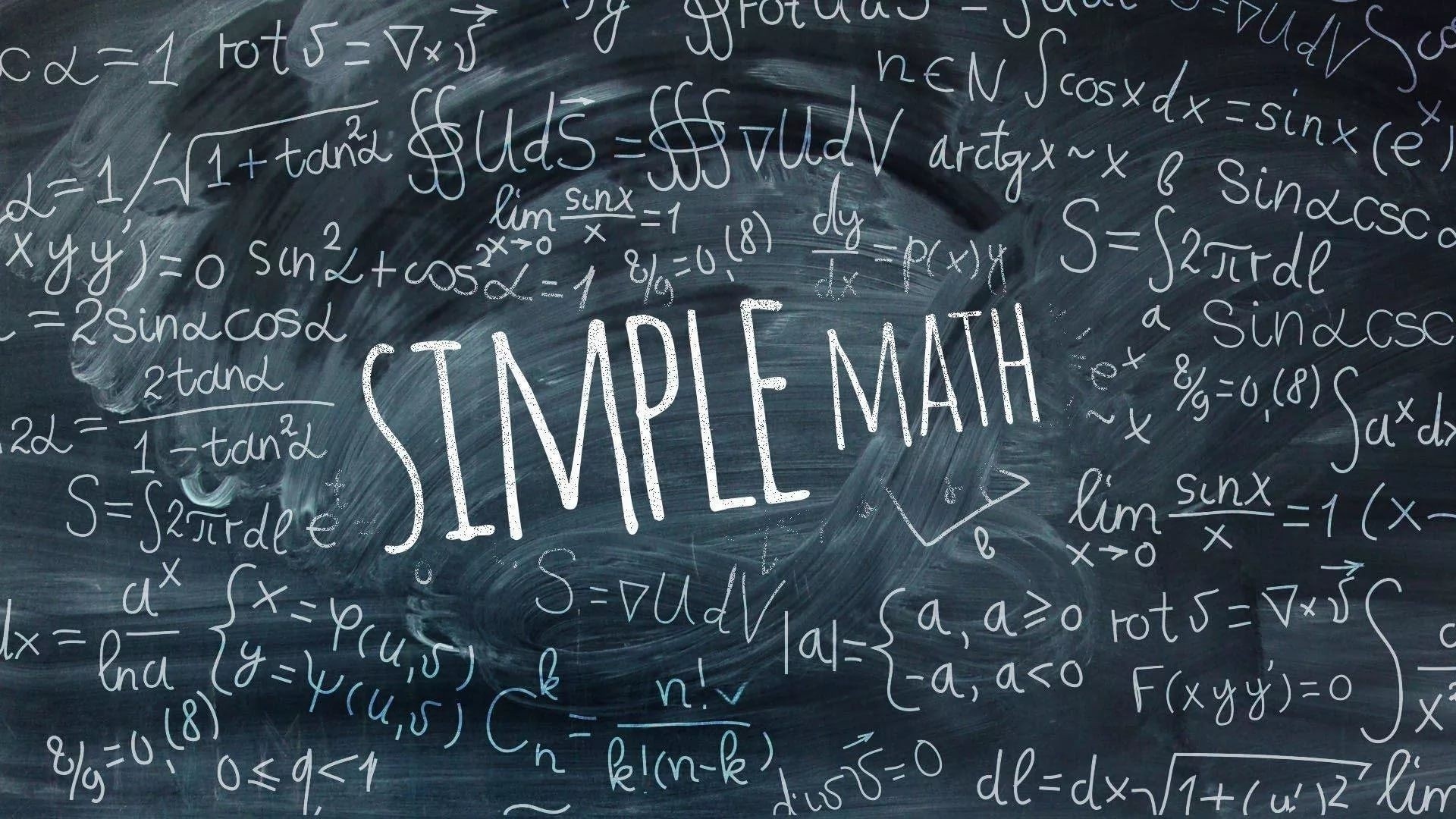 Chalkboard, Math Wallpaper, 1920x1080 Full HD Desktop