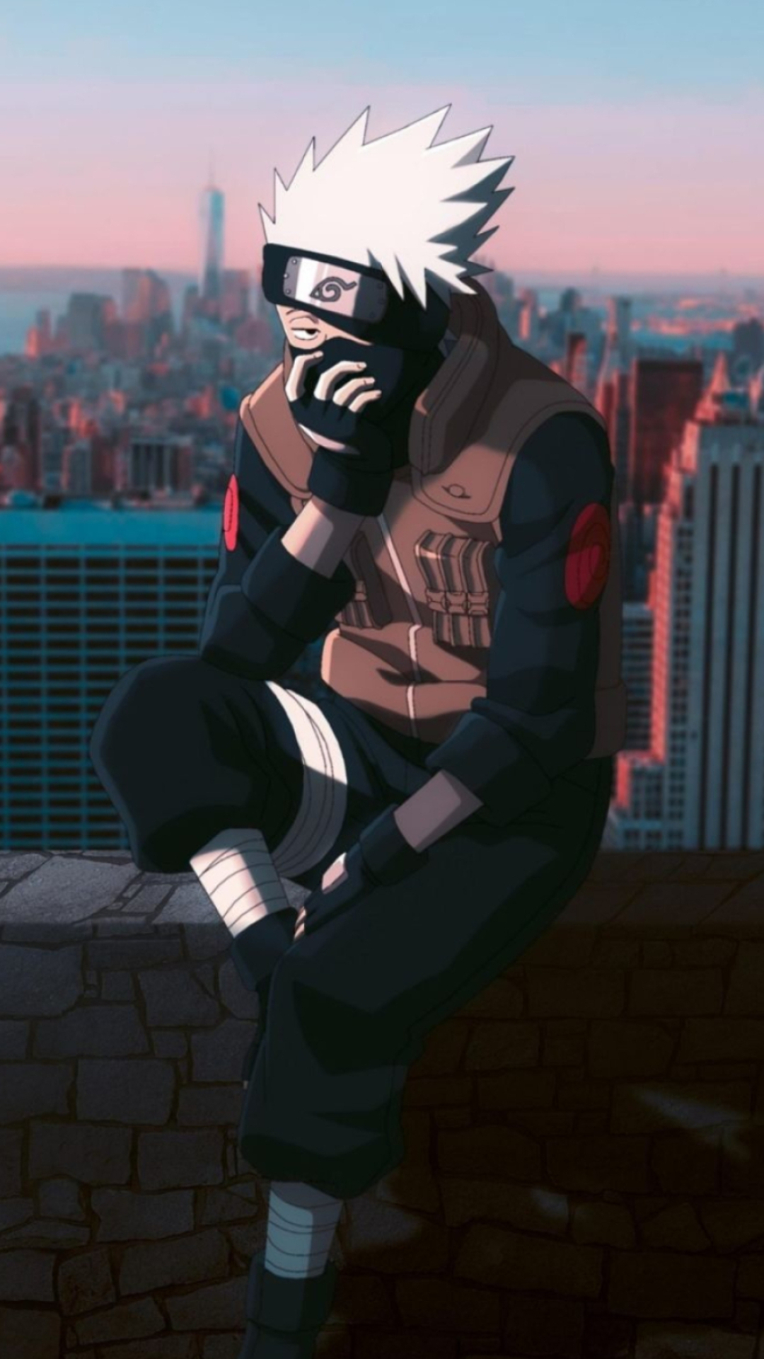 Kakashi, Anime world, Powerful presence, Epic battles, 1080x1920 Full HD Phone