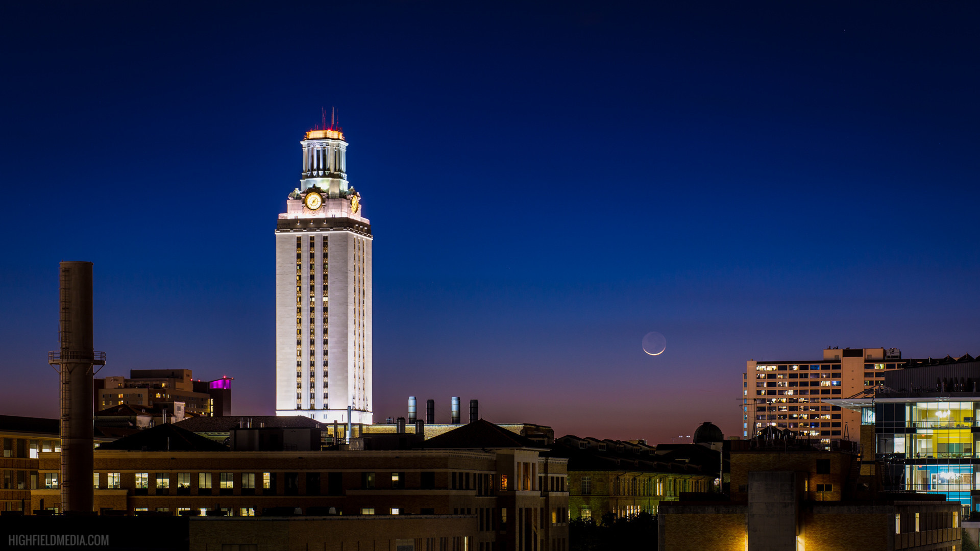 UT Tower, Austin Wallpaper, 1920x1080 Full HD Desktop