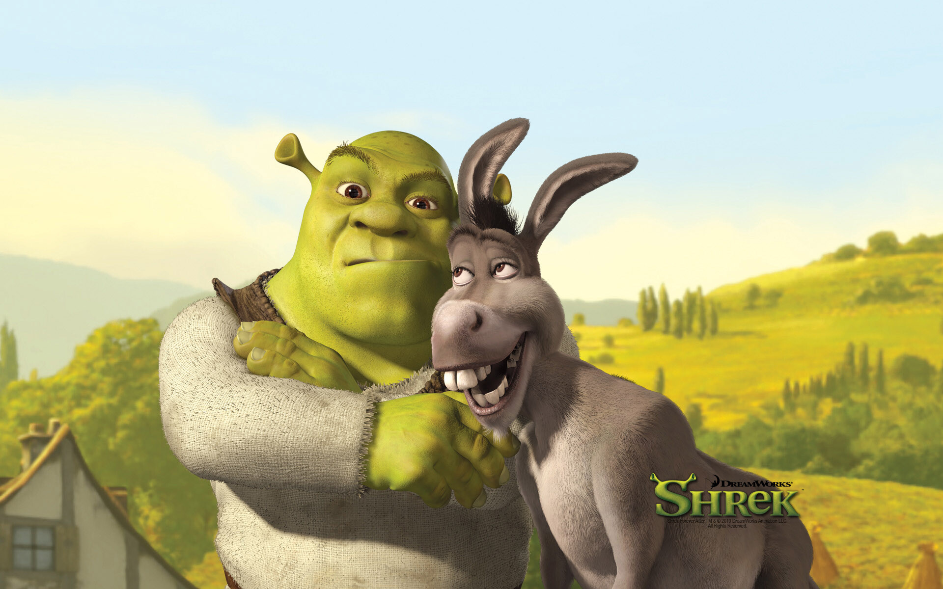 Shrek and Donkey, Shrek Wallpaper, 1920x1200 HD Desktop