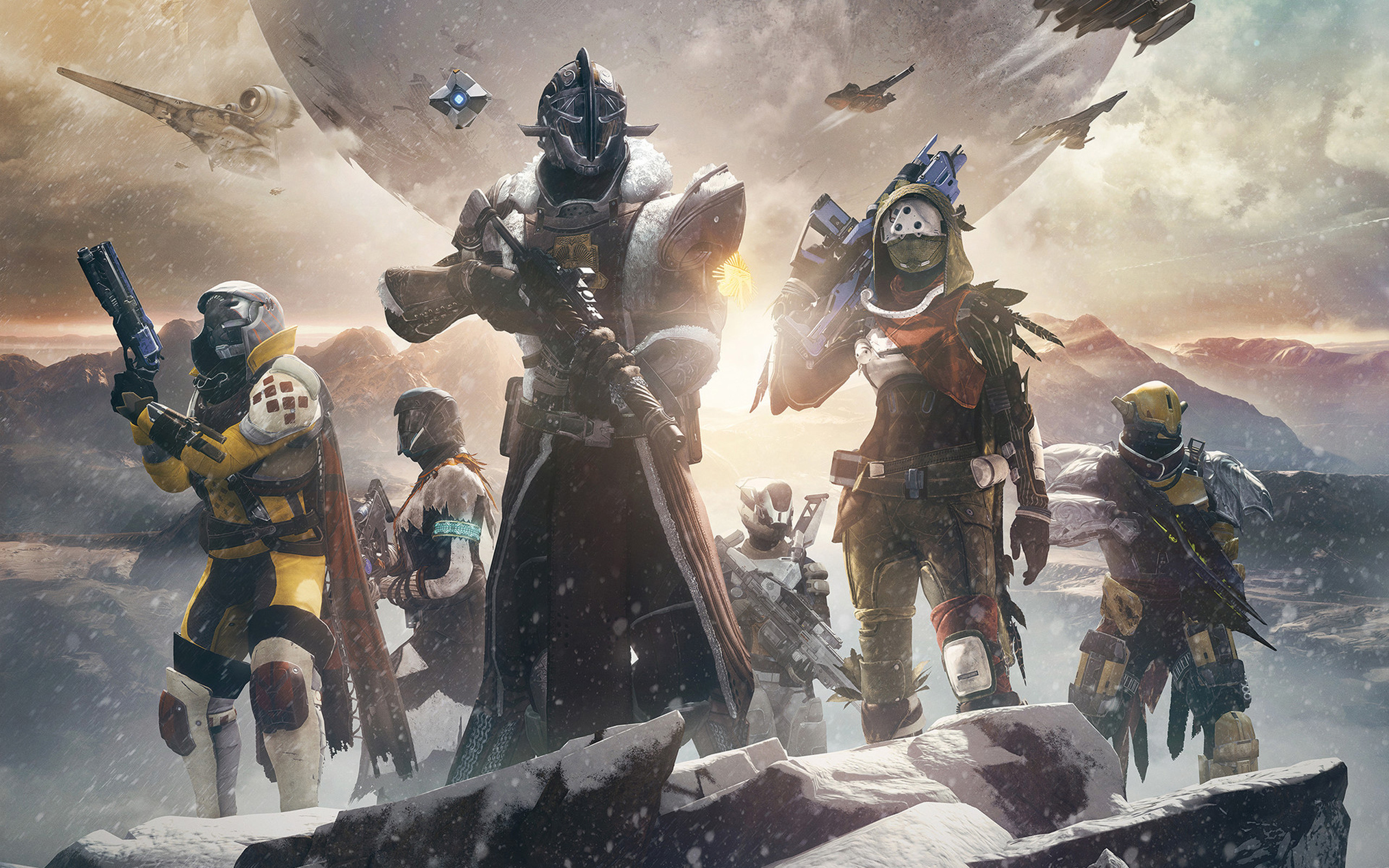 Hunter in Destiny, Gaming wallpapers, Science fiction adventure, Epic battles, 2560x1600 HD Desktop