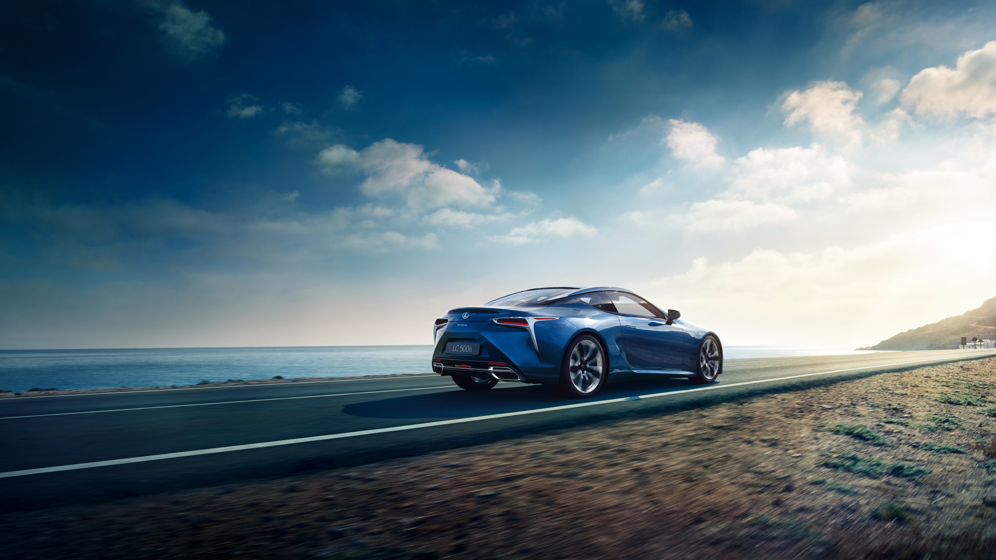 Lexus LC, Geneva Auto Show 2016, Hybrid wonder, Striking blue, 3840x2160 4K Desktop