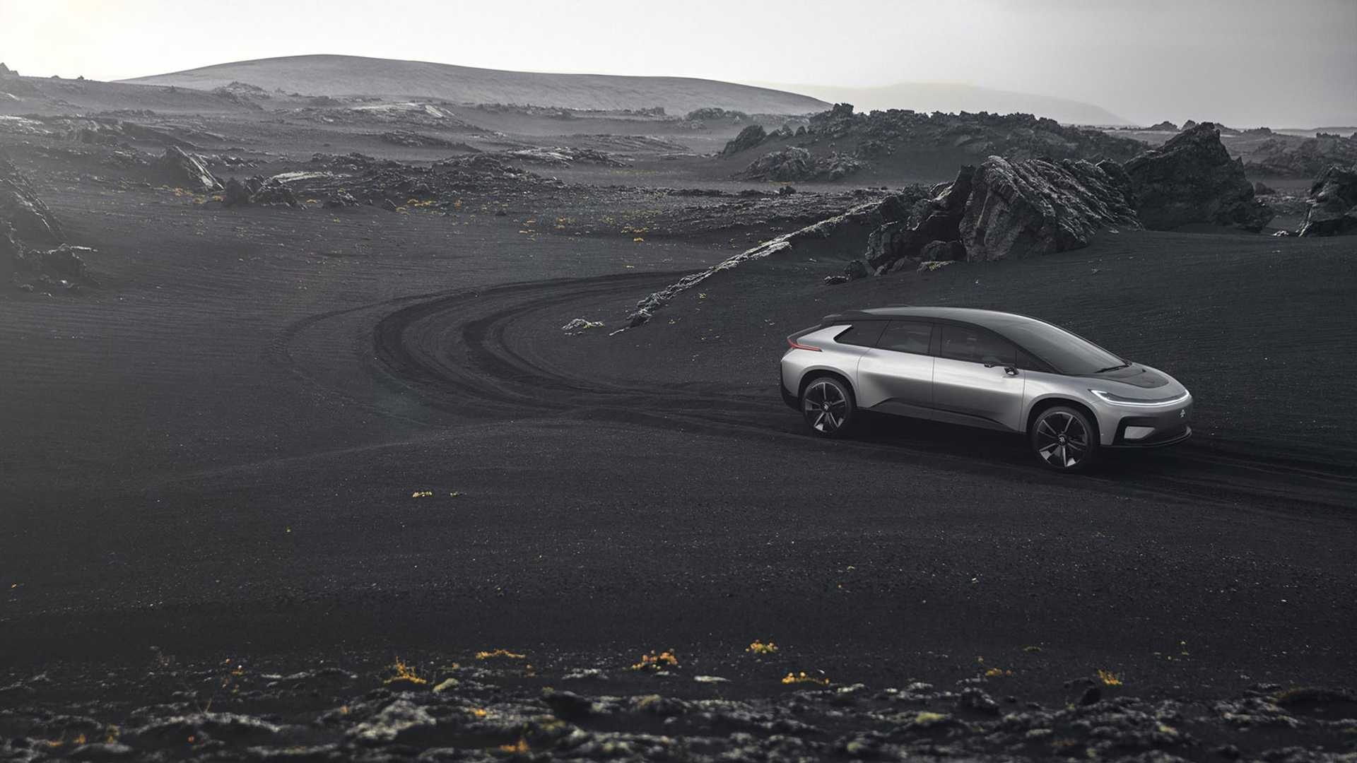 Lunar Landscape, Faraday Future Wallpaper, 1920x1080 Full HD Desktop