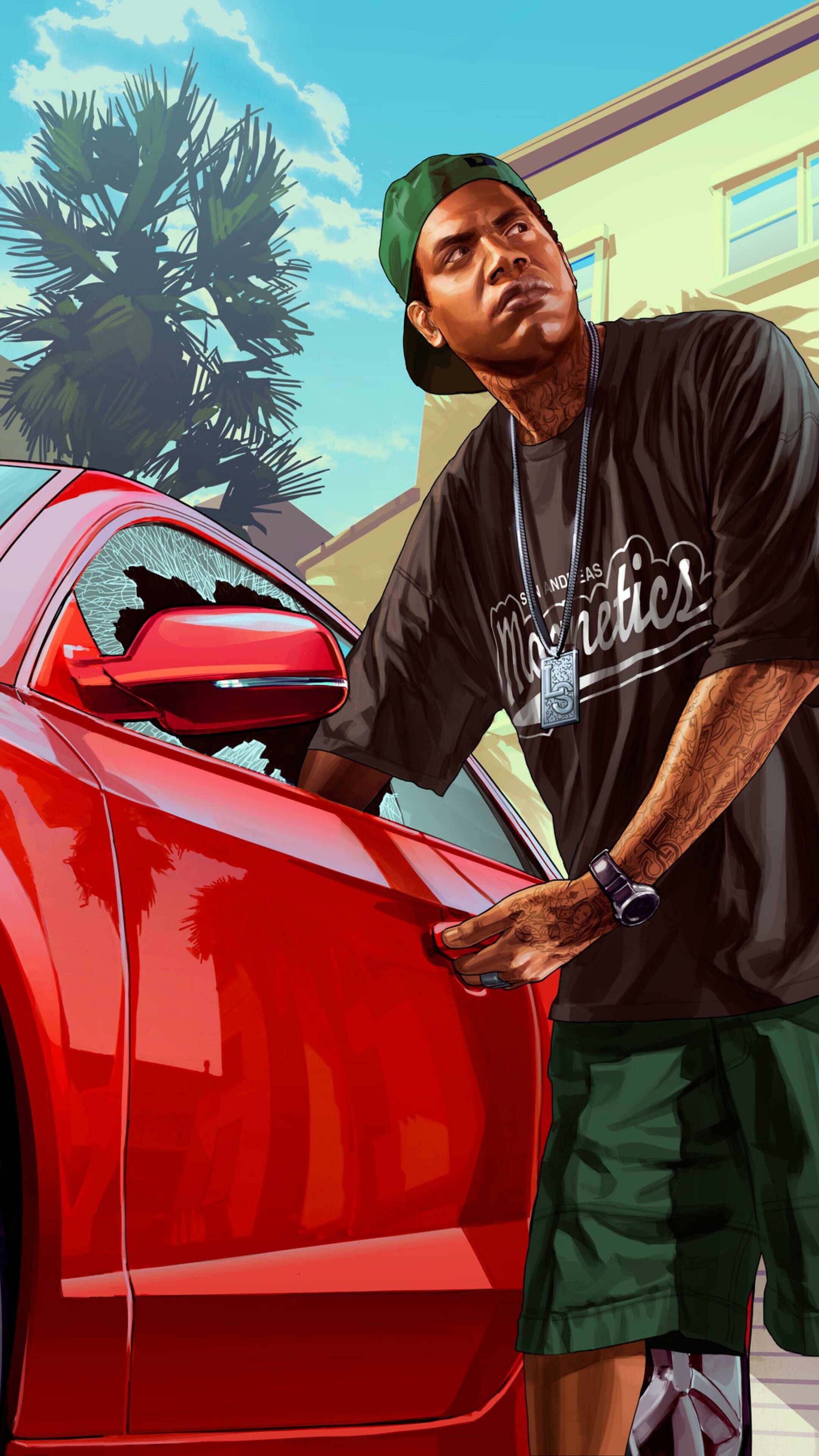 Lamar, Grand Theft Auto 5 Wallpaper, 2160x3840 4K Phone