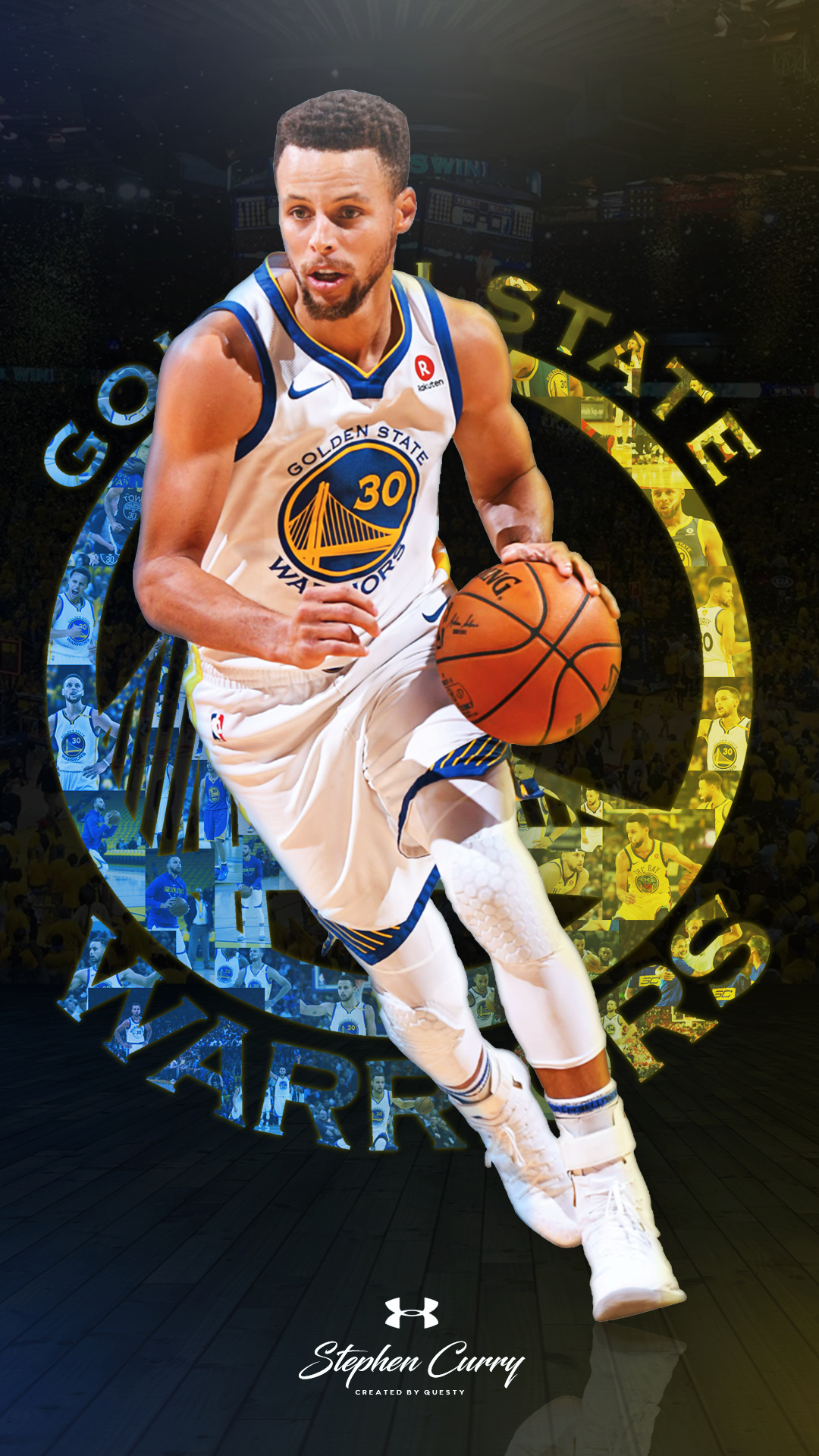 Golden State Warriors, NBA Curry, Basketball hero, Spectacular shots, 1080x1920 Full HD Phone