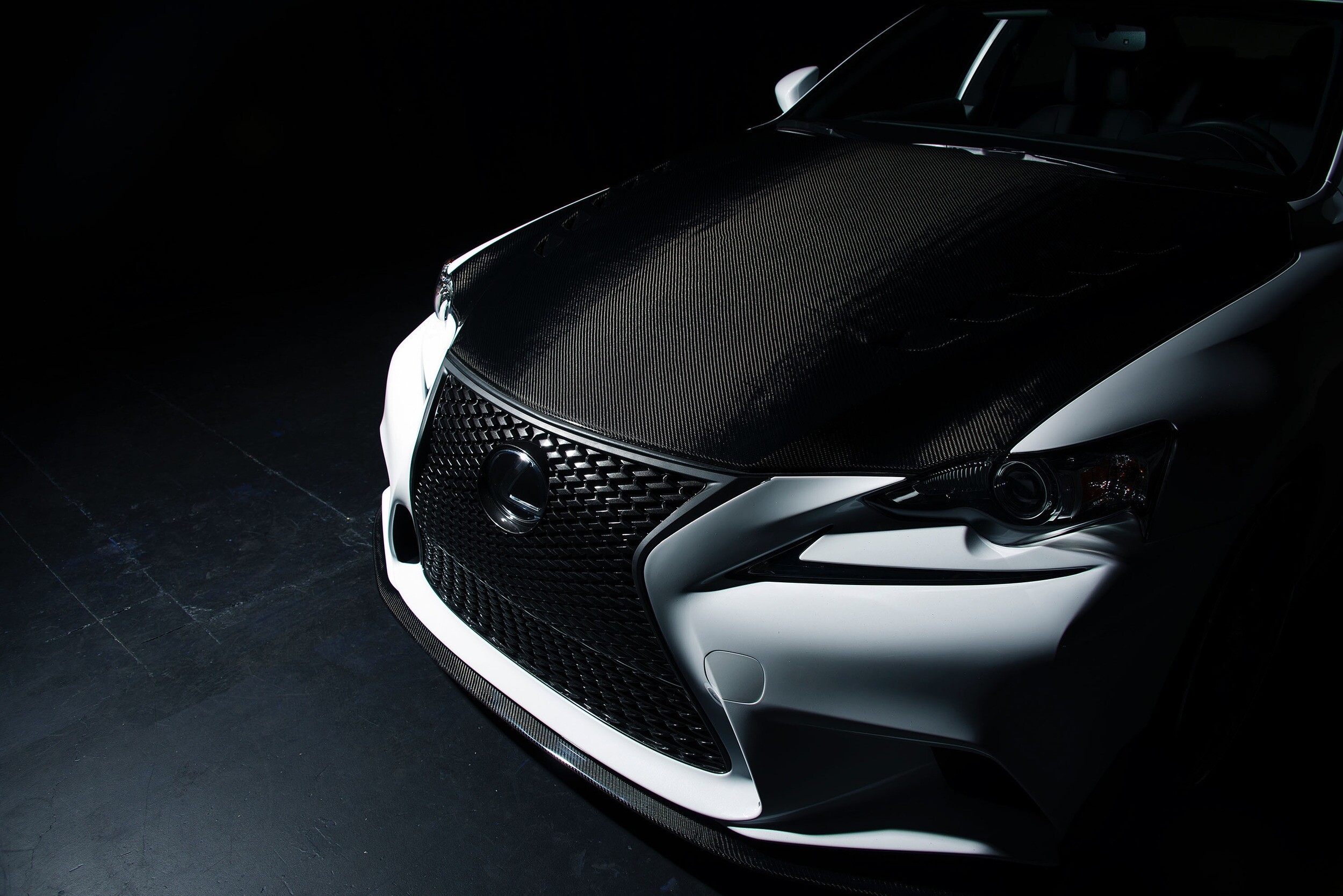 Lexus tuning, IS 350, Black wallpaper, Desktop download, 2500x1670 HD Desktop