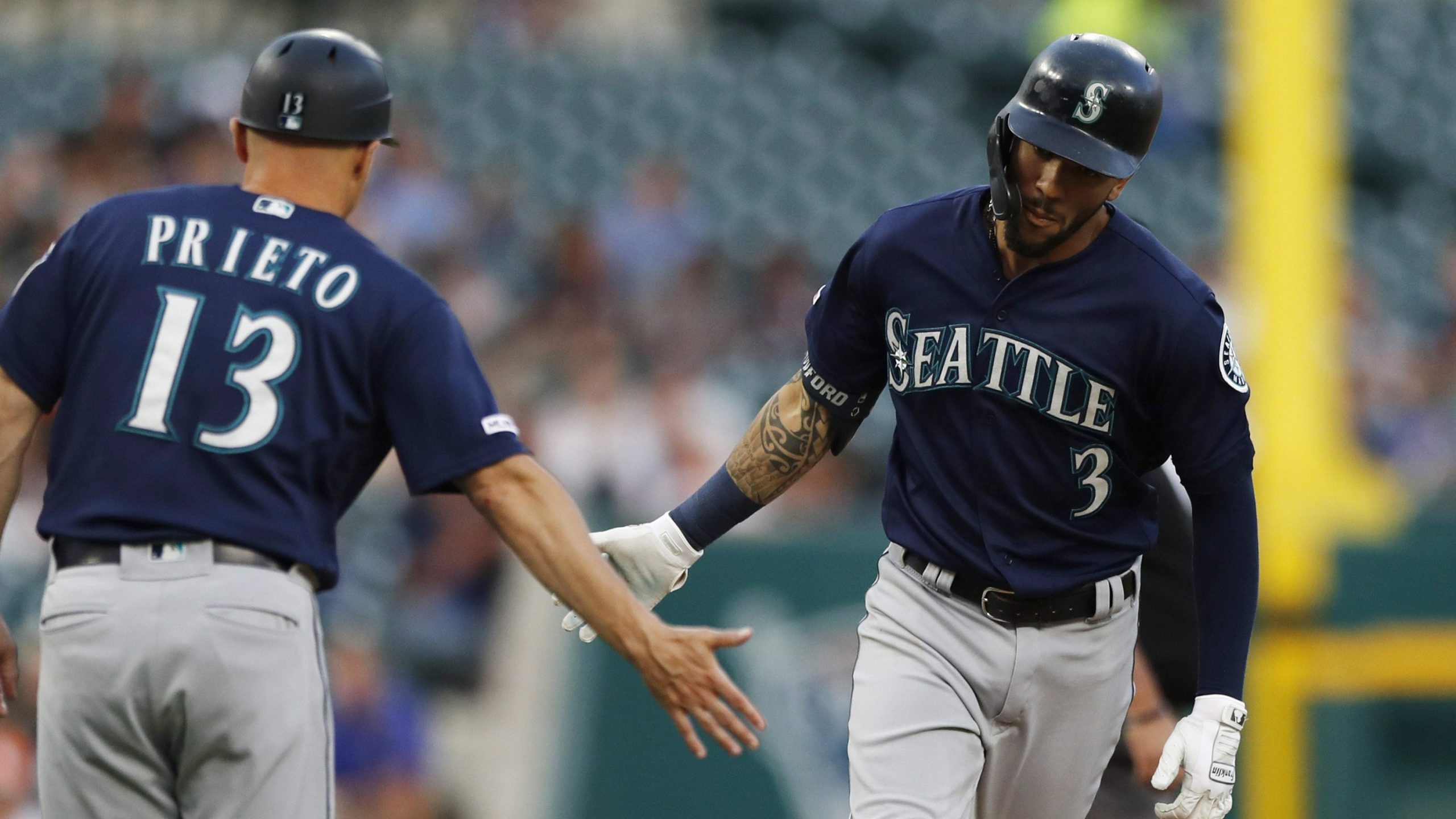 Tom Murphy and Chris Prieto, Seattle Mariners Wallpaper, 2560x1440 HD Desktop