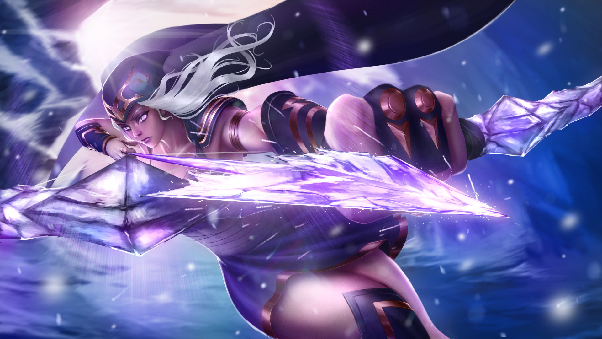 Ashe, League of Legends, Fan art gallery, Incredible artwork, 1920x1080 Full HD Desktop