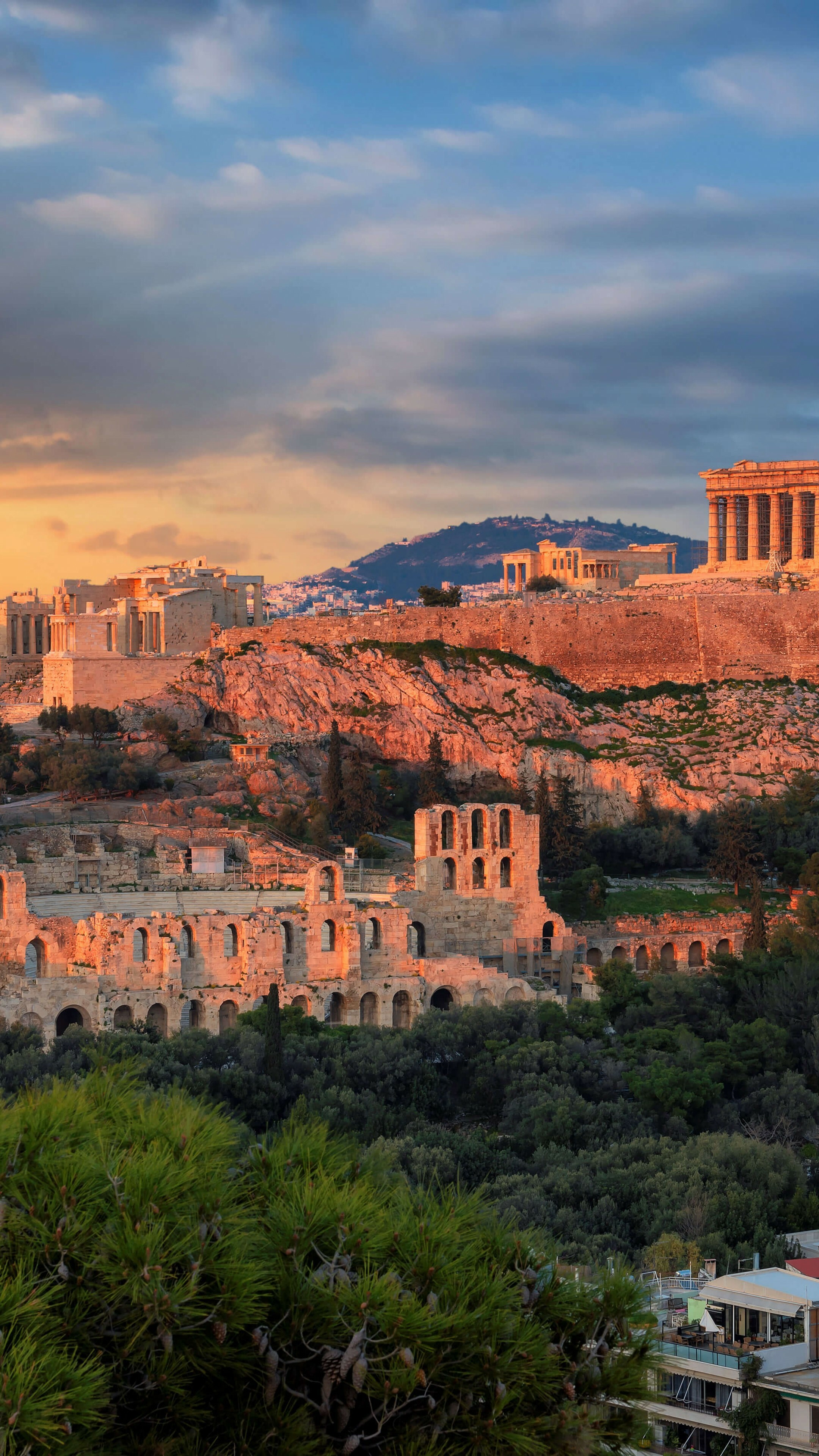 Acropolis, Greece Wallpaper, 2160x3840 4K Phone