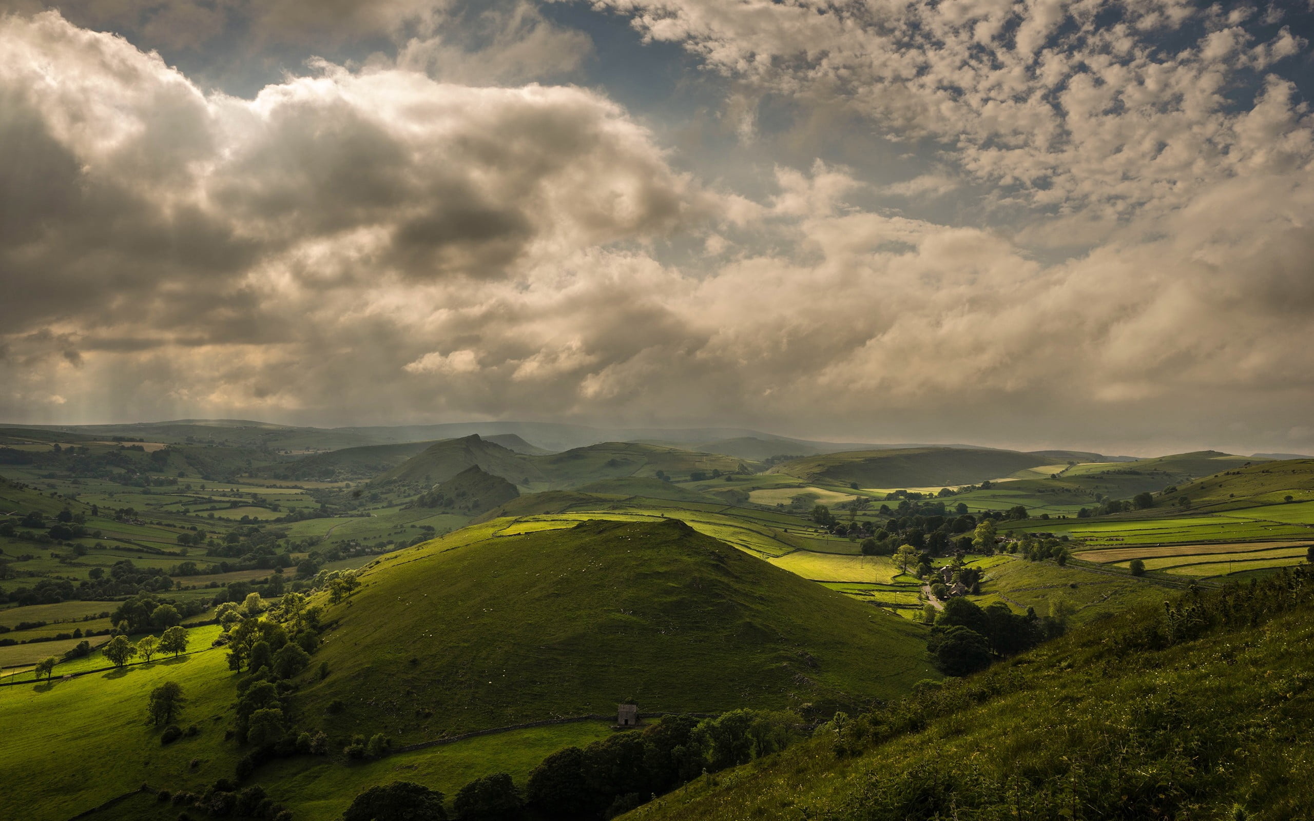 Landscape panorama view, Grasslands HD wallpaper, Panorama view grasslands, 2560x1600 HD Desktop