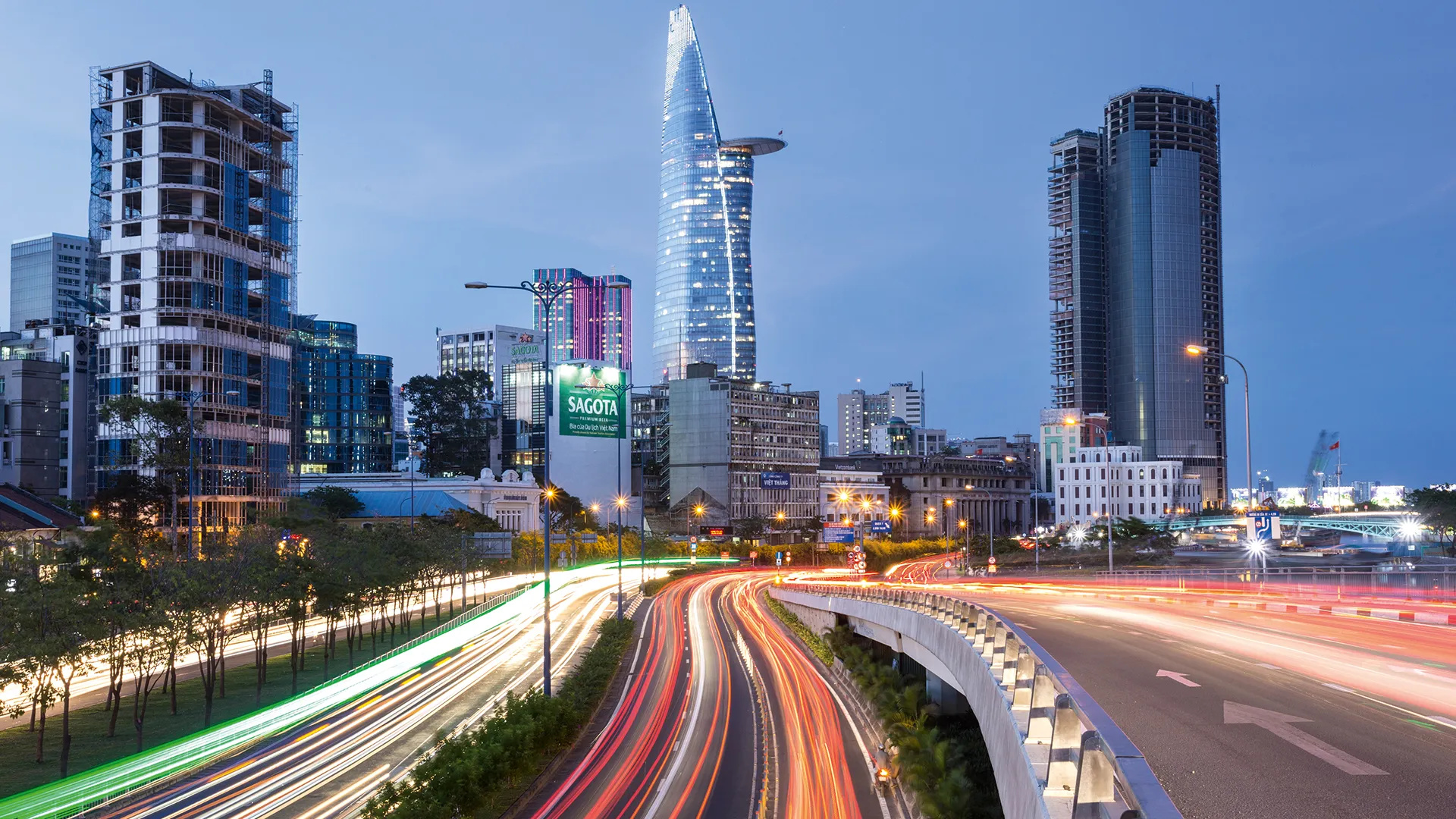 Ho Chi Minh City, Business district, Urban development, Economic growth, 1920x1080 Full HD Desktop