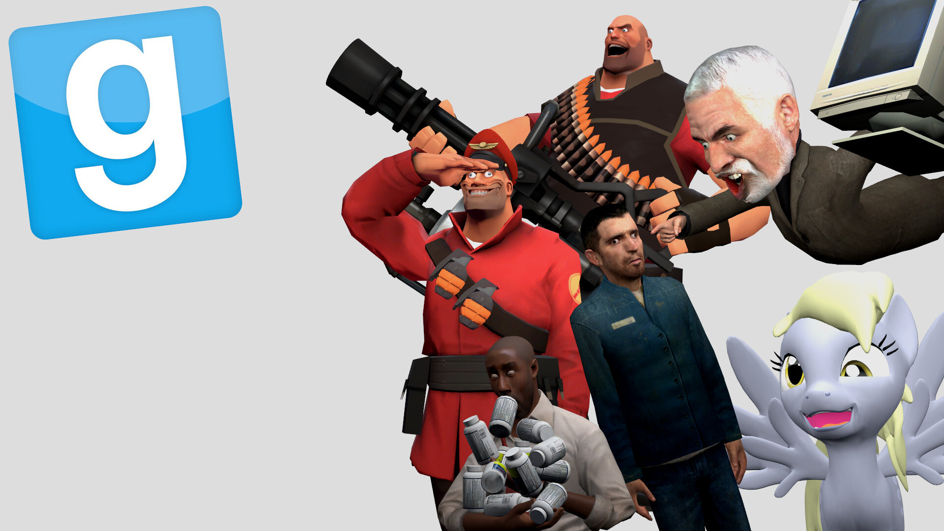 Garry's Mod, Desktop background, Fan contribution, Artistic creation, 1920x1080 Full HD Desktop