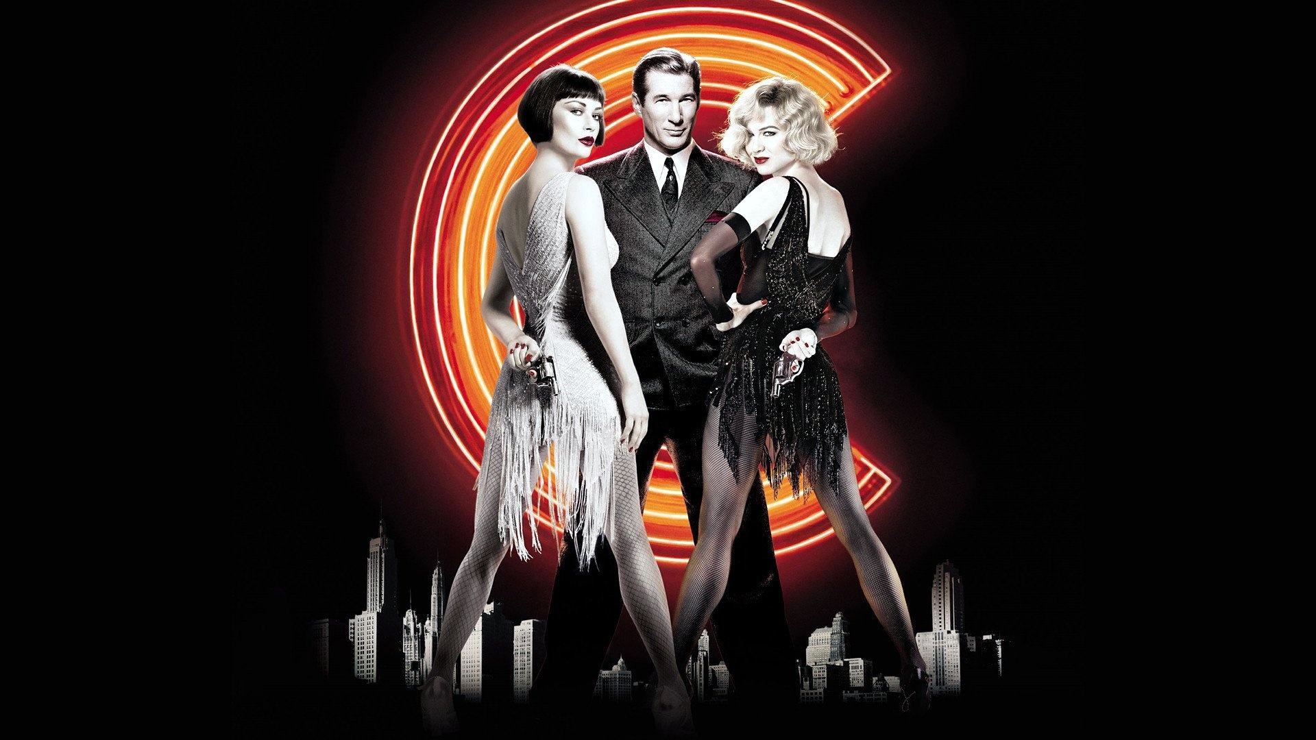 Chicago movie, Jazz musical, Velma and Roxie, Crime and fame, 1920x1080 Full HD Desktop