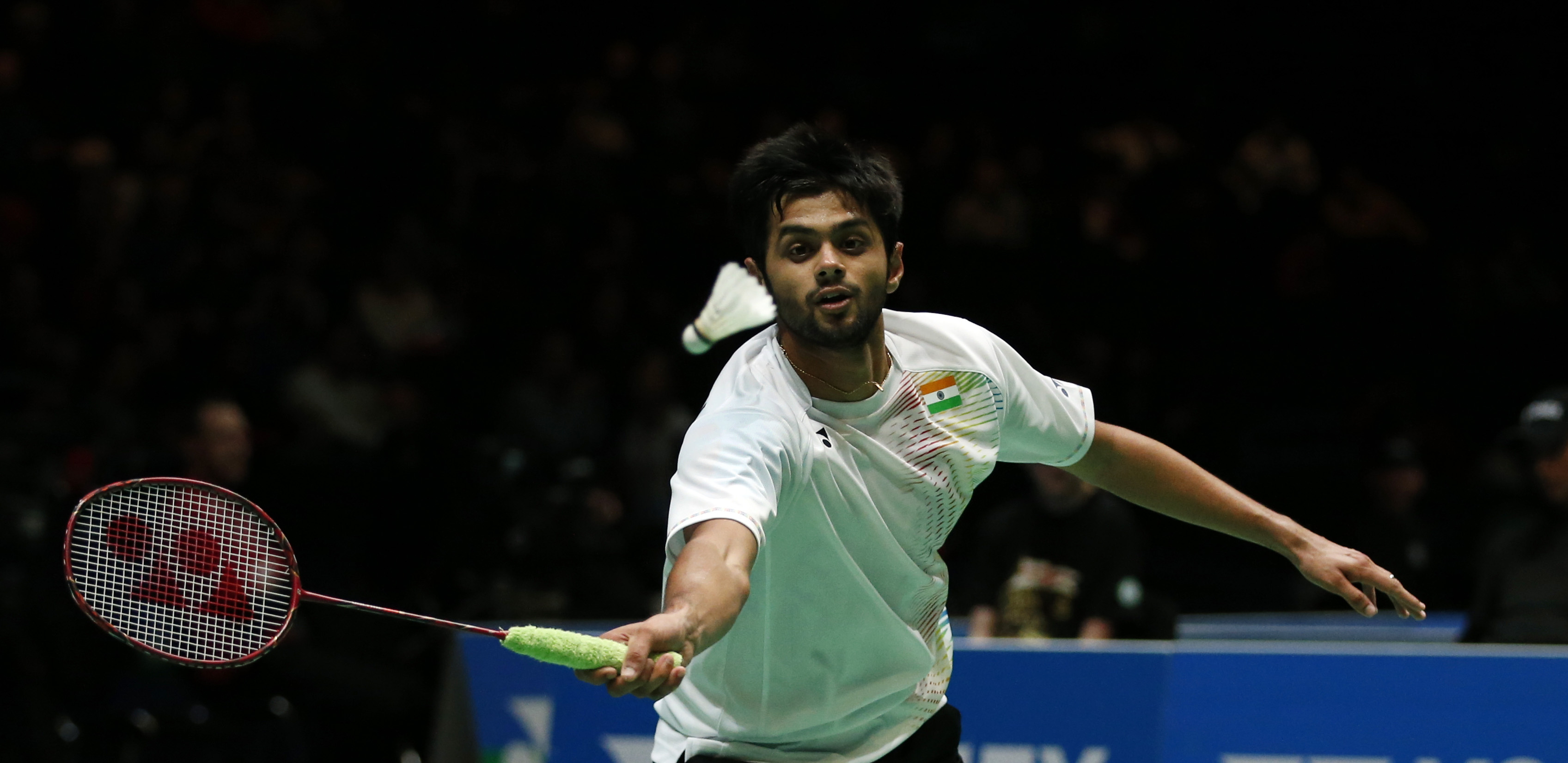 B. Sai Praneeth, Singapore Open, Badminton final, Firstpost, 3400x1660 Dual Screen Desktop