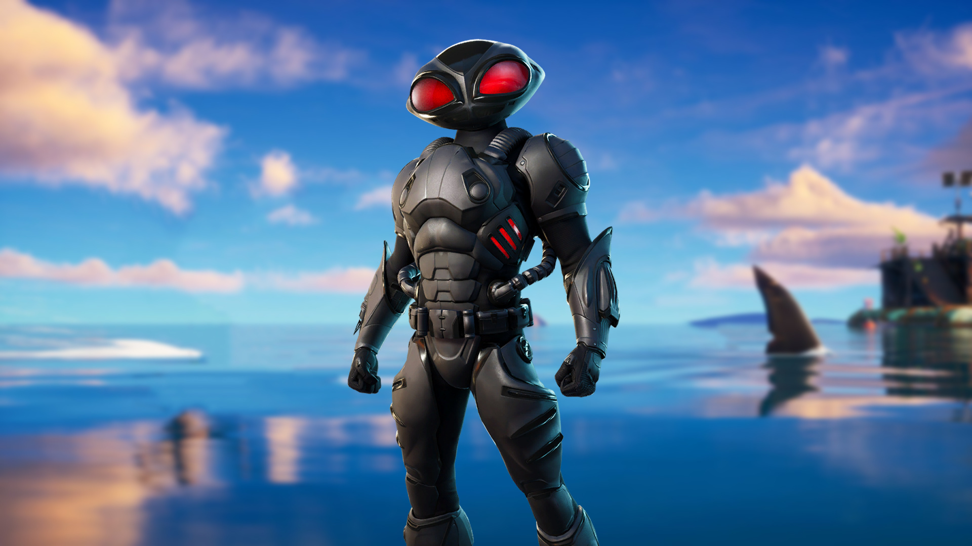 Black Manta Fortnite skin, Fortnite wallpapers, Gaming crossover, SuperTab themes, 1920x1080 Full HD Desktop