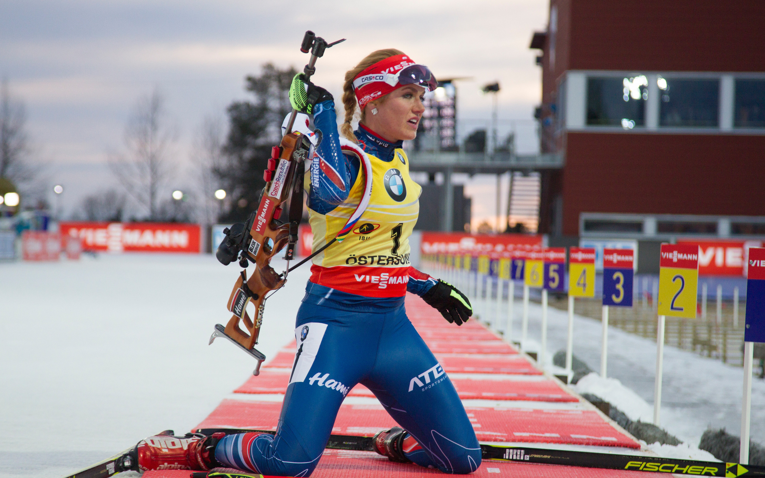 Gabriela Soukalova, Biathlon Wallpaper, 2560x1600 HD Desktop