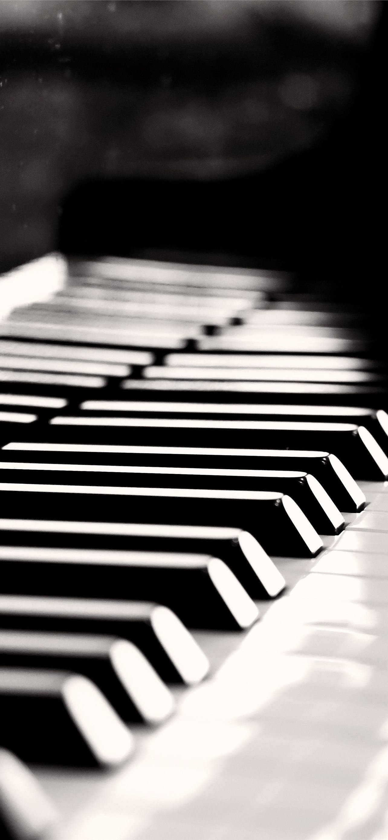 Piano, B&W keys, Musical instrument wallpapers, Samsung Galaxy, 1290x2780 HD Phone