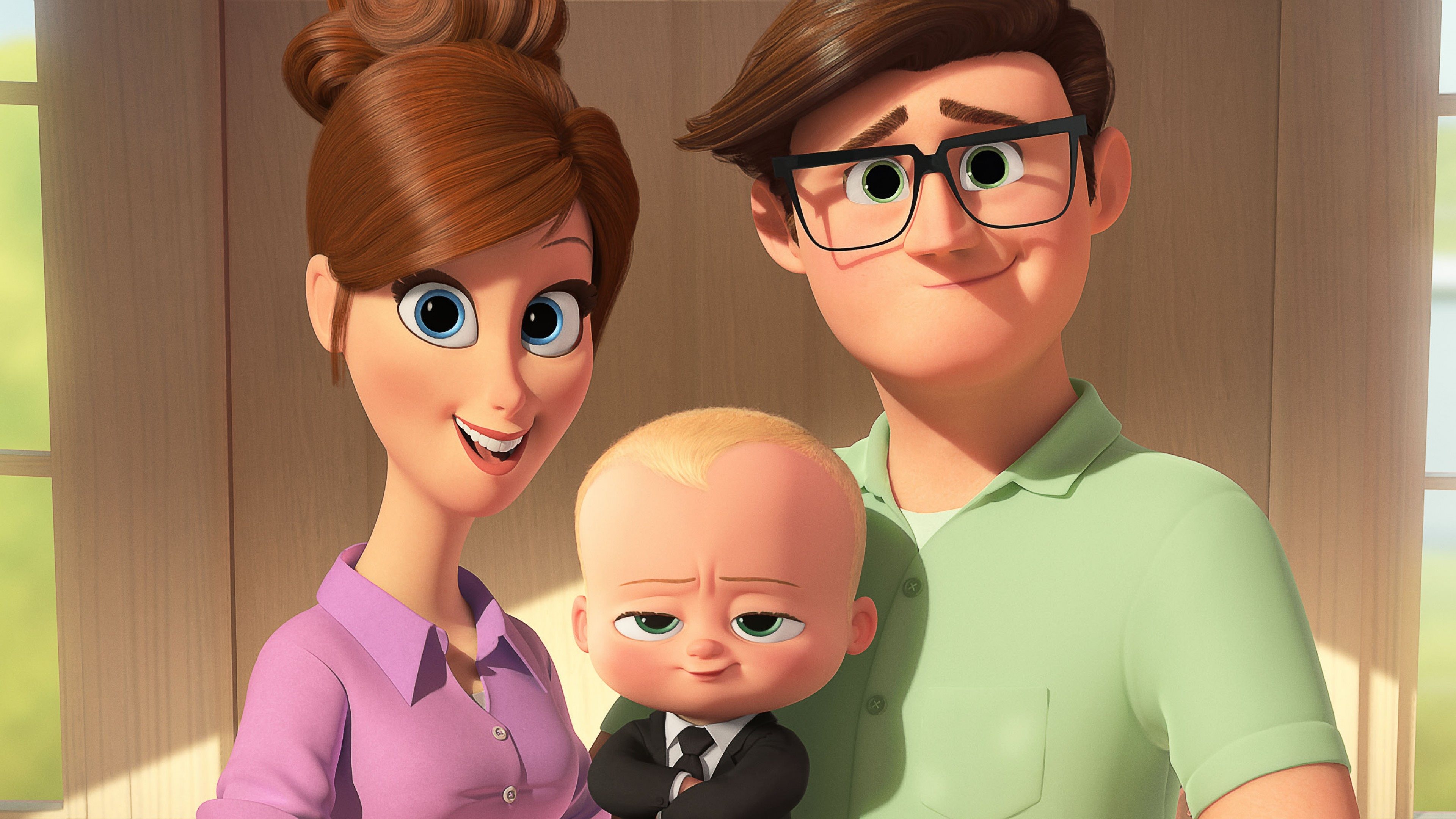 DreamWorks movies, The Boss Baby Family, 2016, 3D animation, 3840x2160 4K Desktop