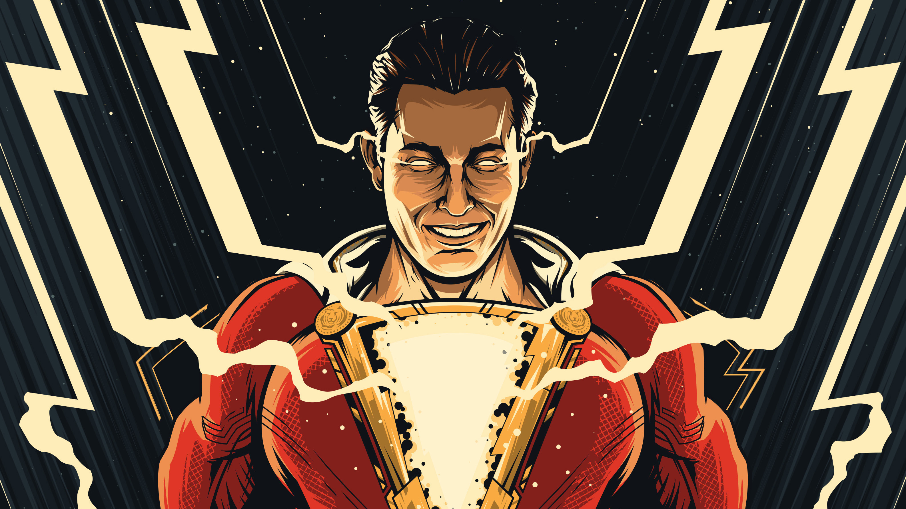 Shazam!, New art, Samsung Galaxy S6, Google Pixel XL, 3180x1790 HD Desktop