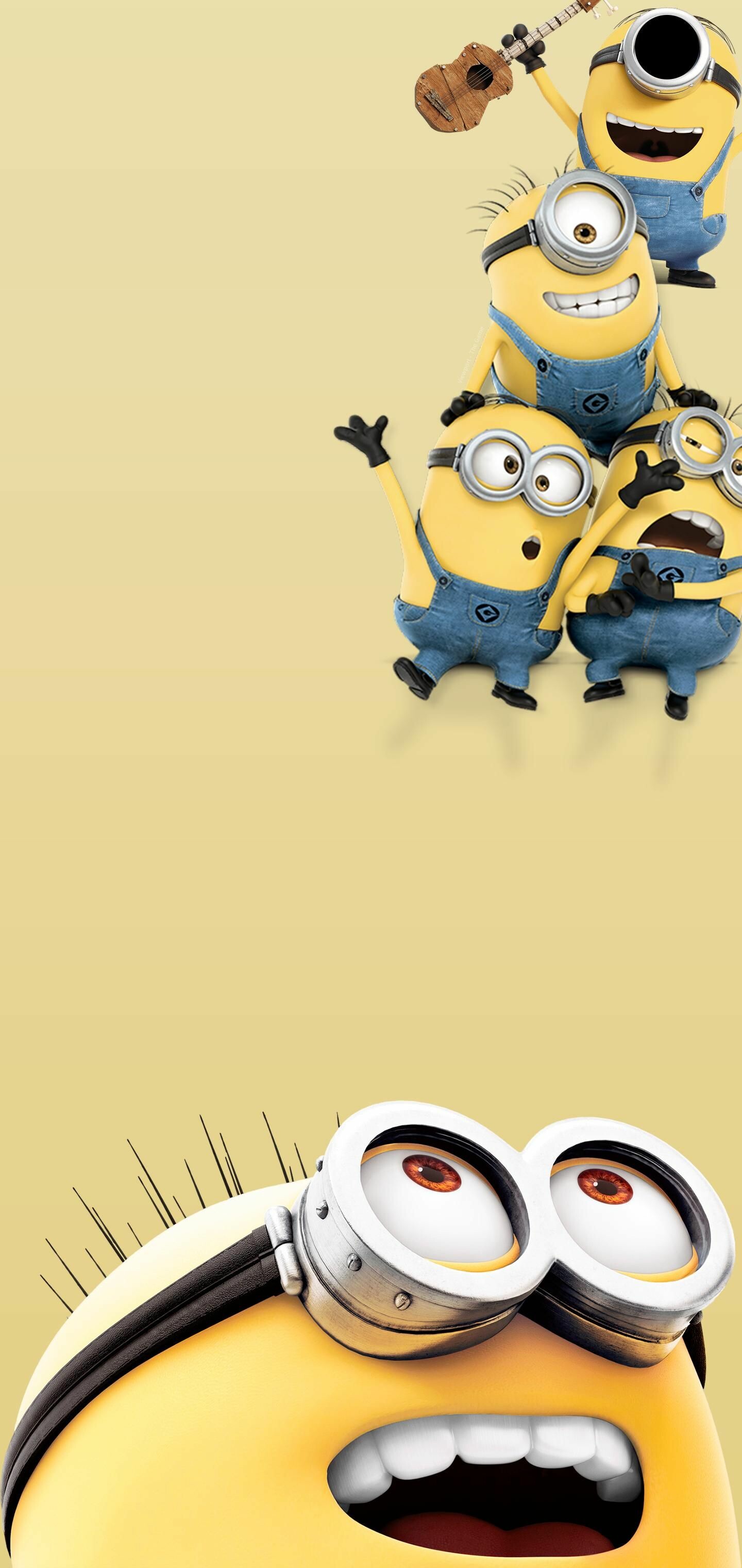 Galaxy S10, Minions wallpaper, Cute design, 1440x3040 HD Phone