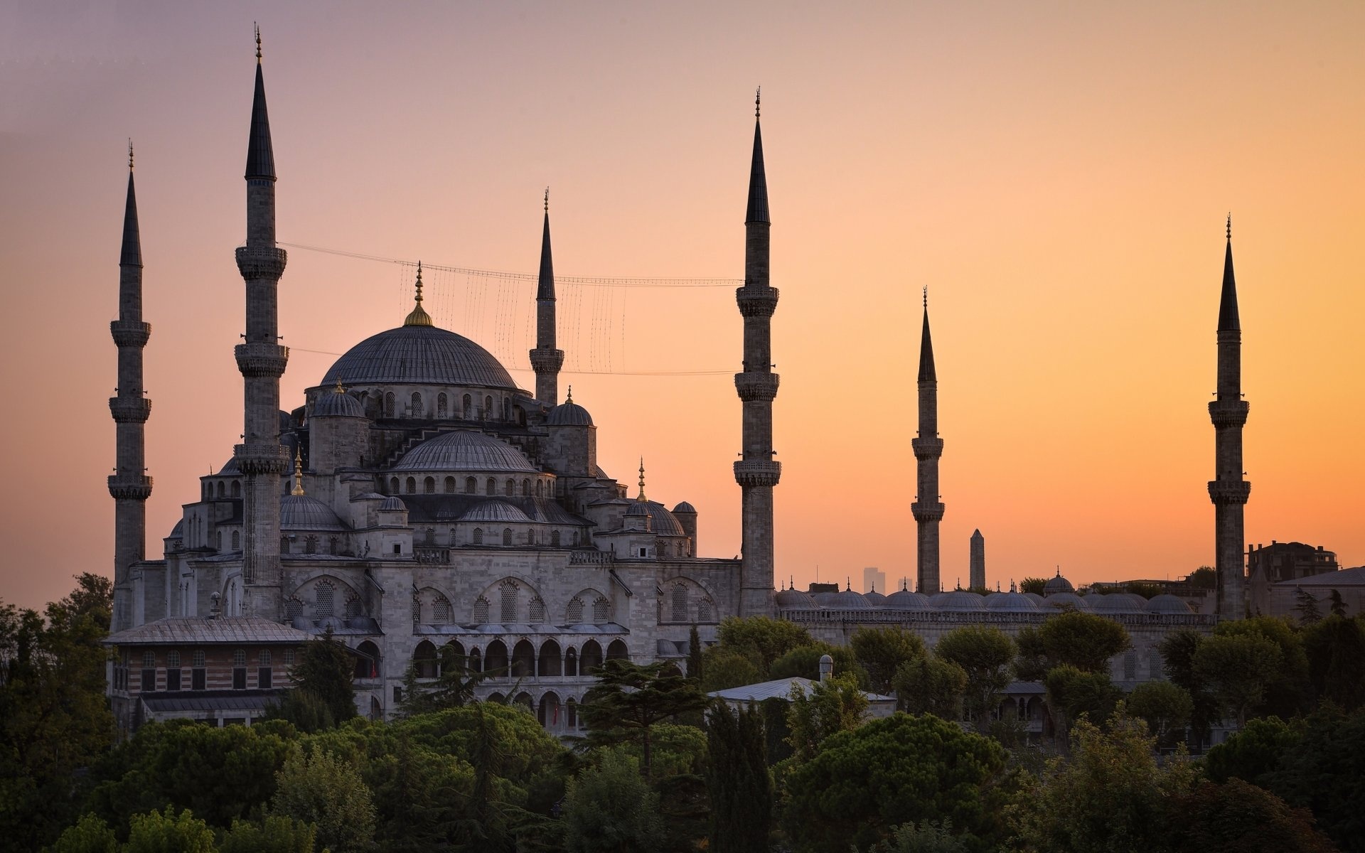 Blue Mosque Wallpapers, Hintergrnde, Travel, 1920x1200 HD Desktop