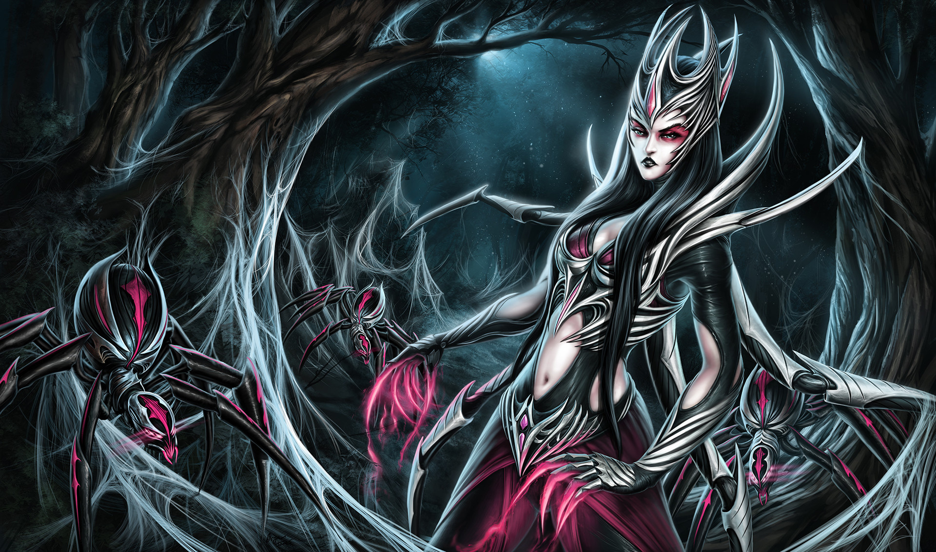 Bryan Jares Night Stalker, Elise League of Legends, 1920x1140 HD Desktop