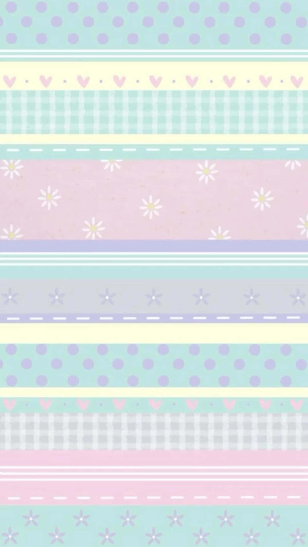 Pastel Colors, Polka Dots, Stripes Pattern, Soft Hues, Colorful Design, 1090x1920 HD Phone