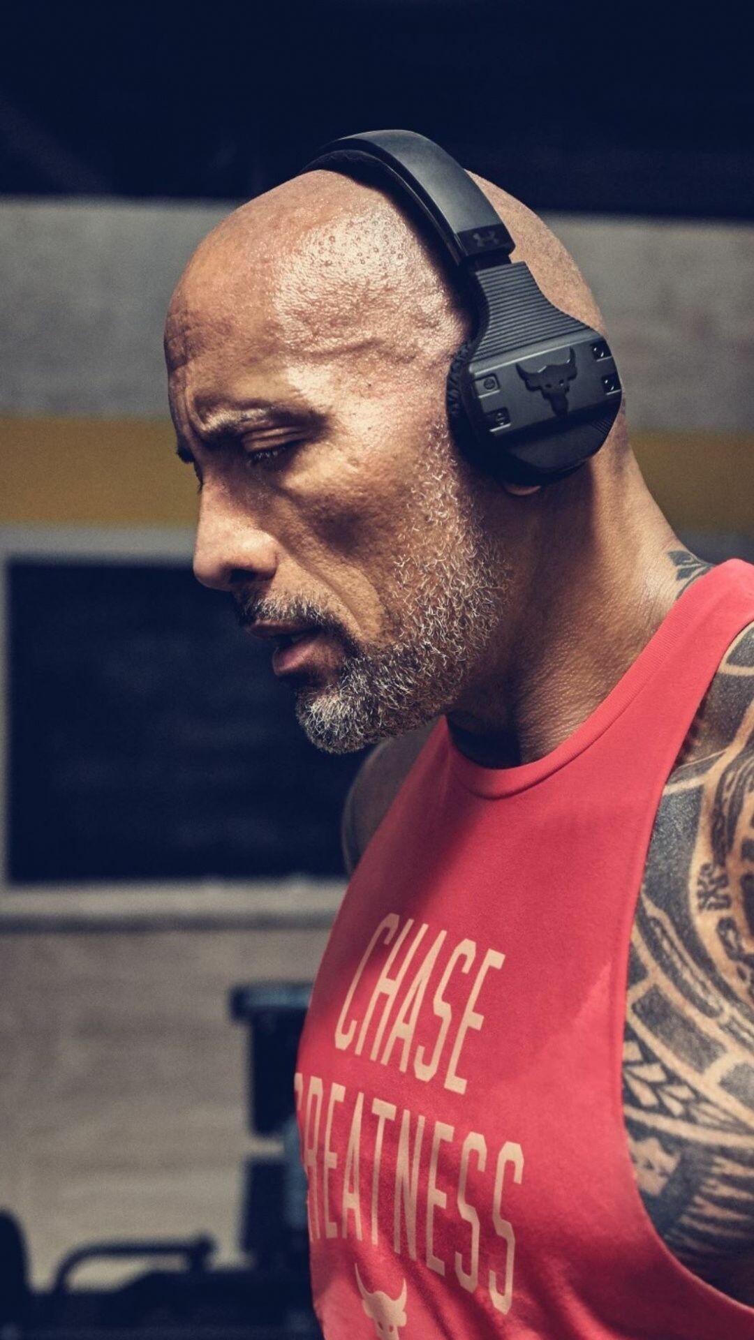 Fitness, Dwayne Johnson wallpaper, Rock workout, 1080x1920 Full HD Phone