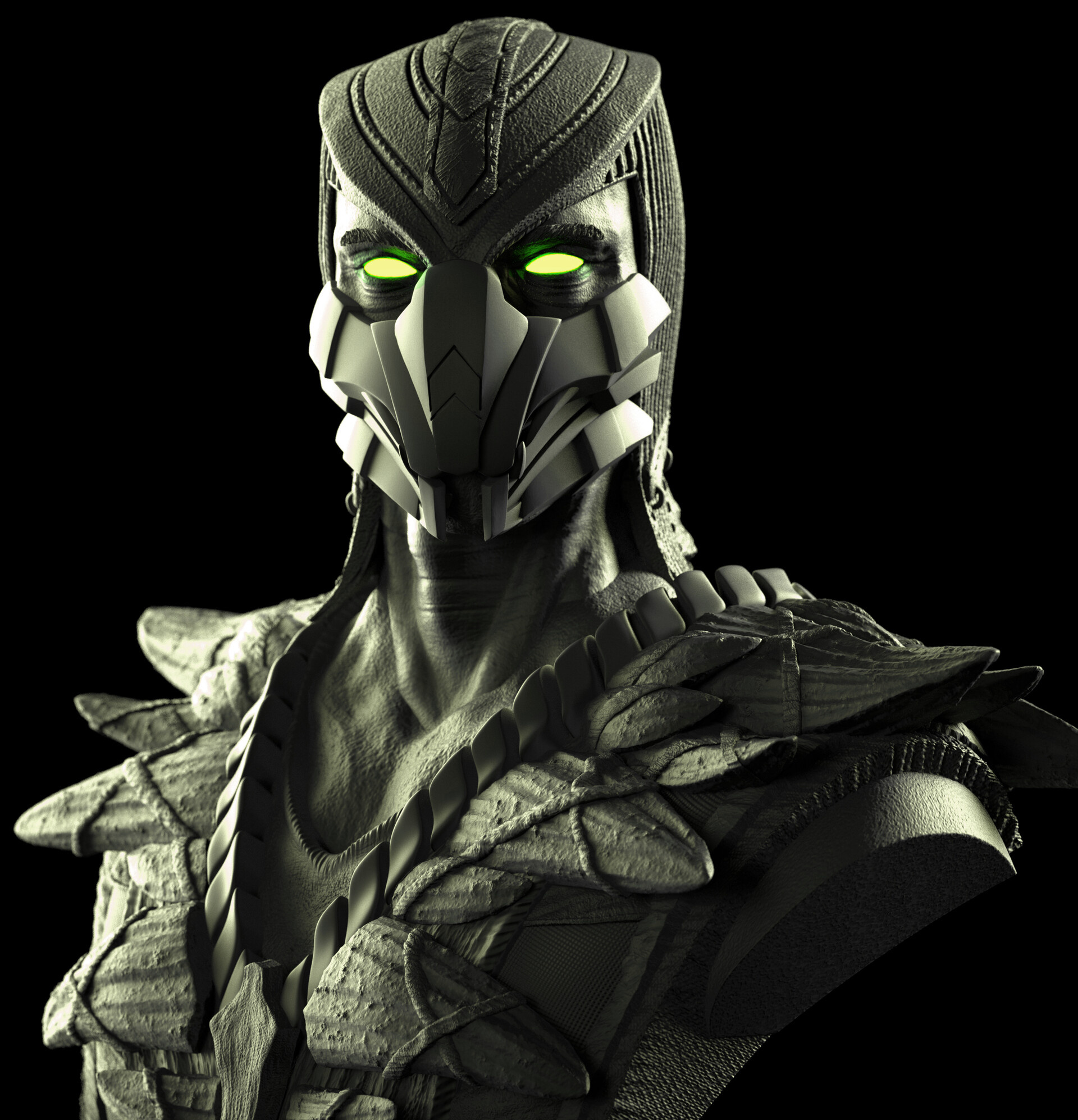 Reptile, Mortal Kombat character, Movie adaptation, Phuong Nguyen, 1920x2000 HD Phone