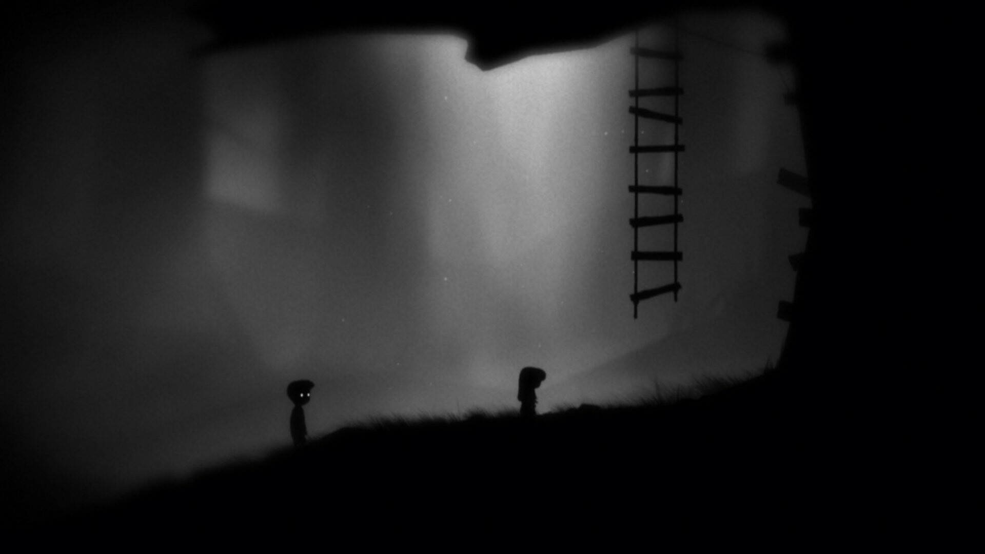 Limbo game, Haunting atmosphere, Dark monochrome, Captivating journey, 1920x1080 Full HD Desktop