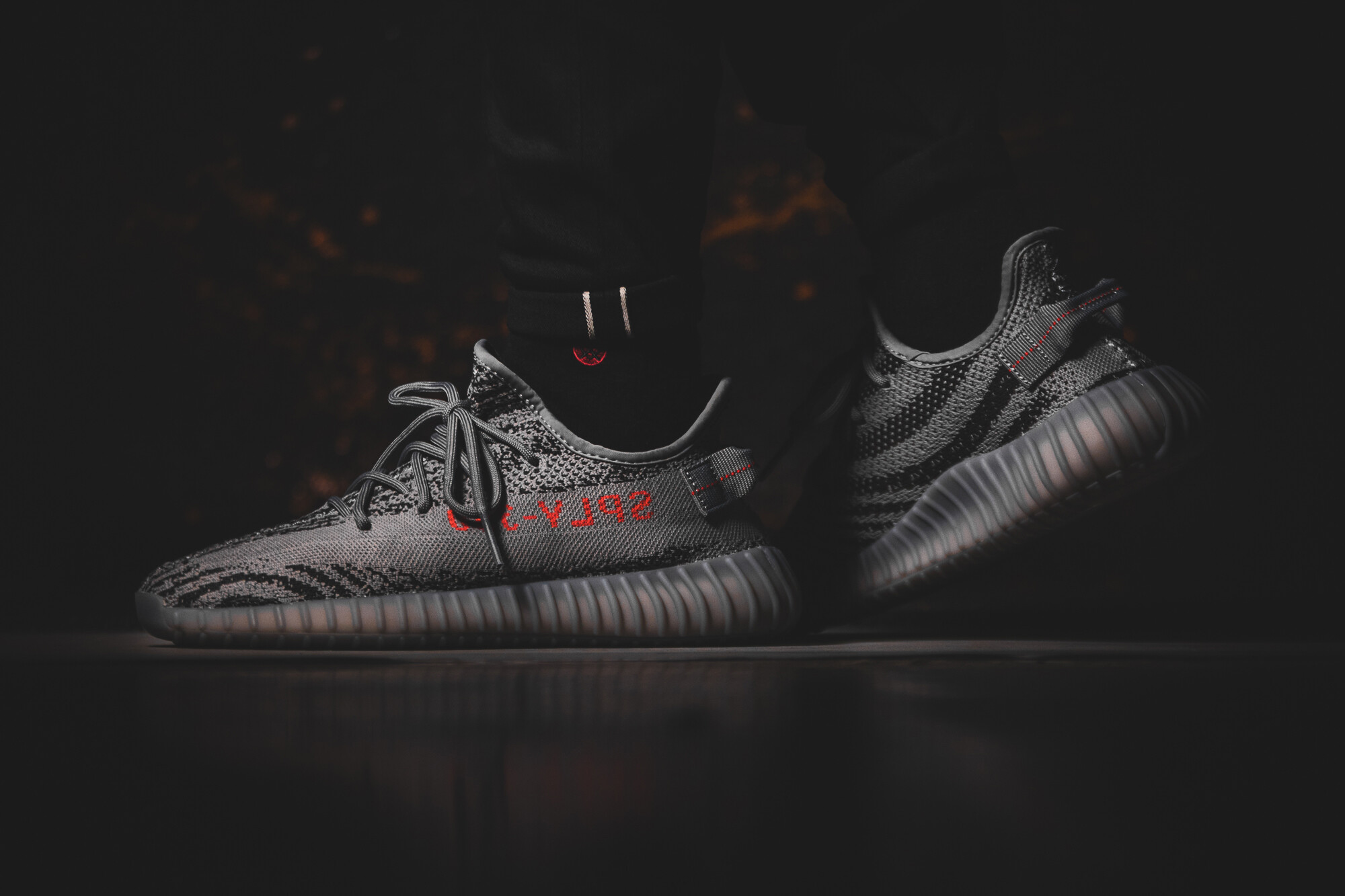 Yeezy, Bold orange Yeezy Boost, Exclusive raffle, Ethereal visuals, 2000x1340 HD Desktop