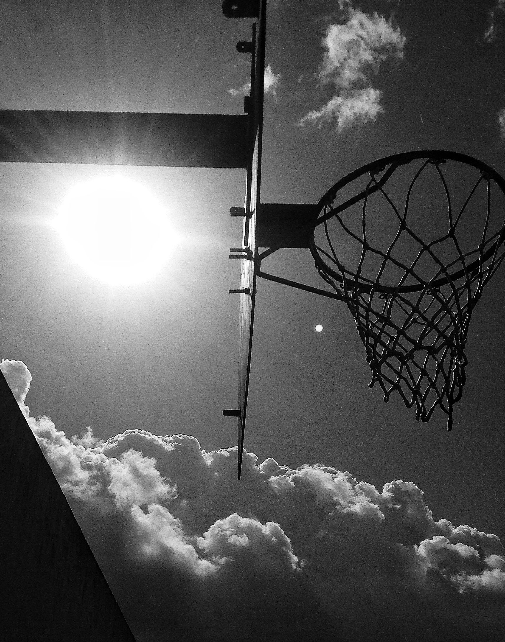 Monochrome, Streetball Wallpaper, 1720x2180 HD Phone