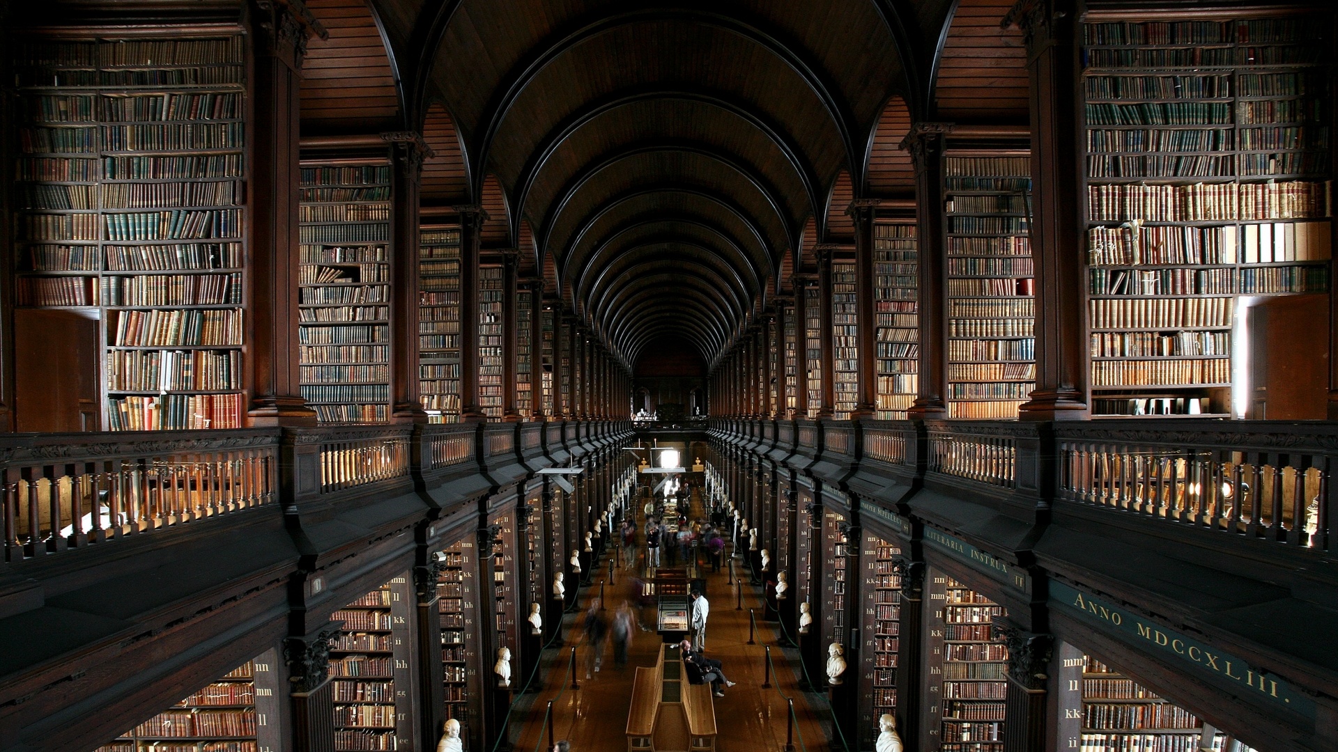 Trinity College Dublin, Libraries Wallpaper, 1920x1080 Full HD Desktop