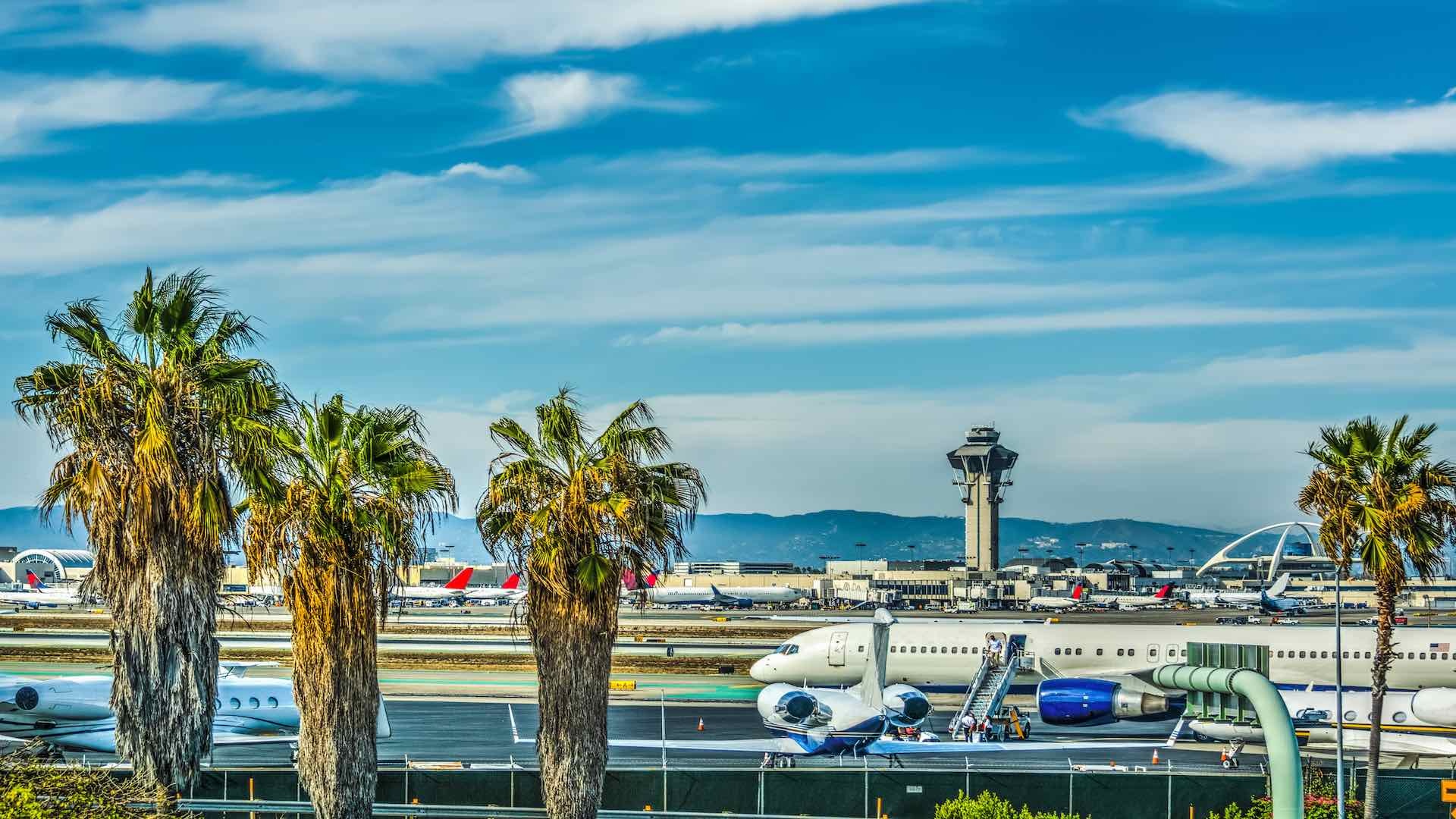 Los Angeles airport, LAX, International airport, Angeles, 1920x1080 Full HD Desktop