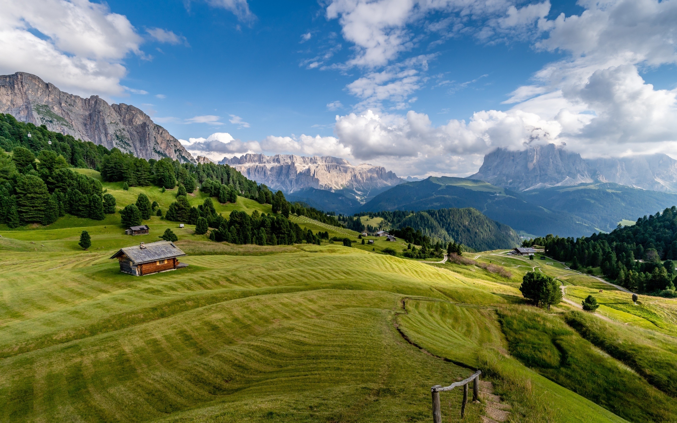 Nature's picturesque view, Green hills' beauty, HD wallpaper, Captivating imagery, 2560x1600 HD Desktop