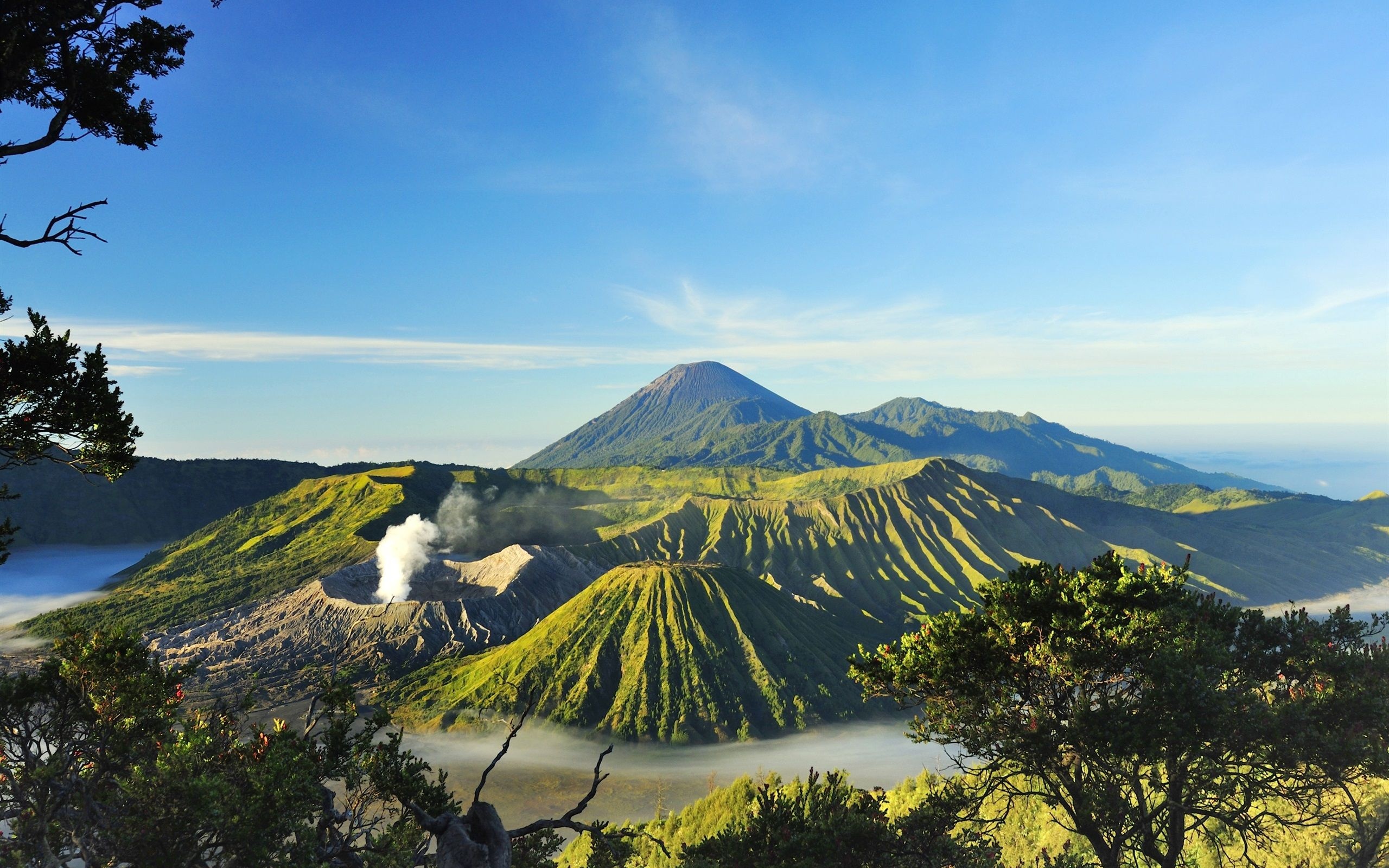 Bromo landscapes, Stunning views, Nature's marvel, Wanderlust, 2560x1600 HD Desktop