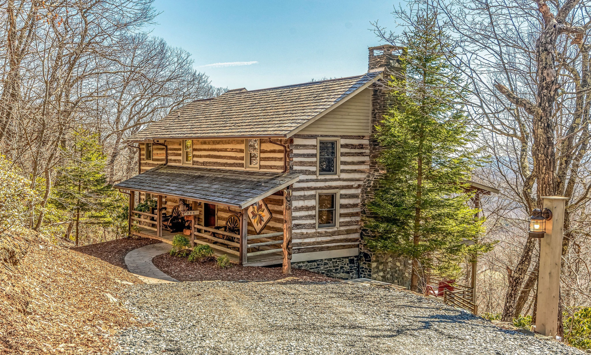 North Carolina, Log Cabin Wallpaper, 1920x1160 HD Desktop